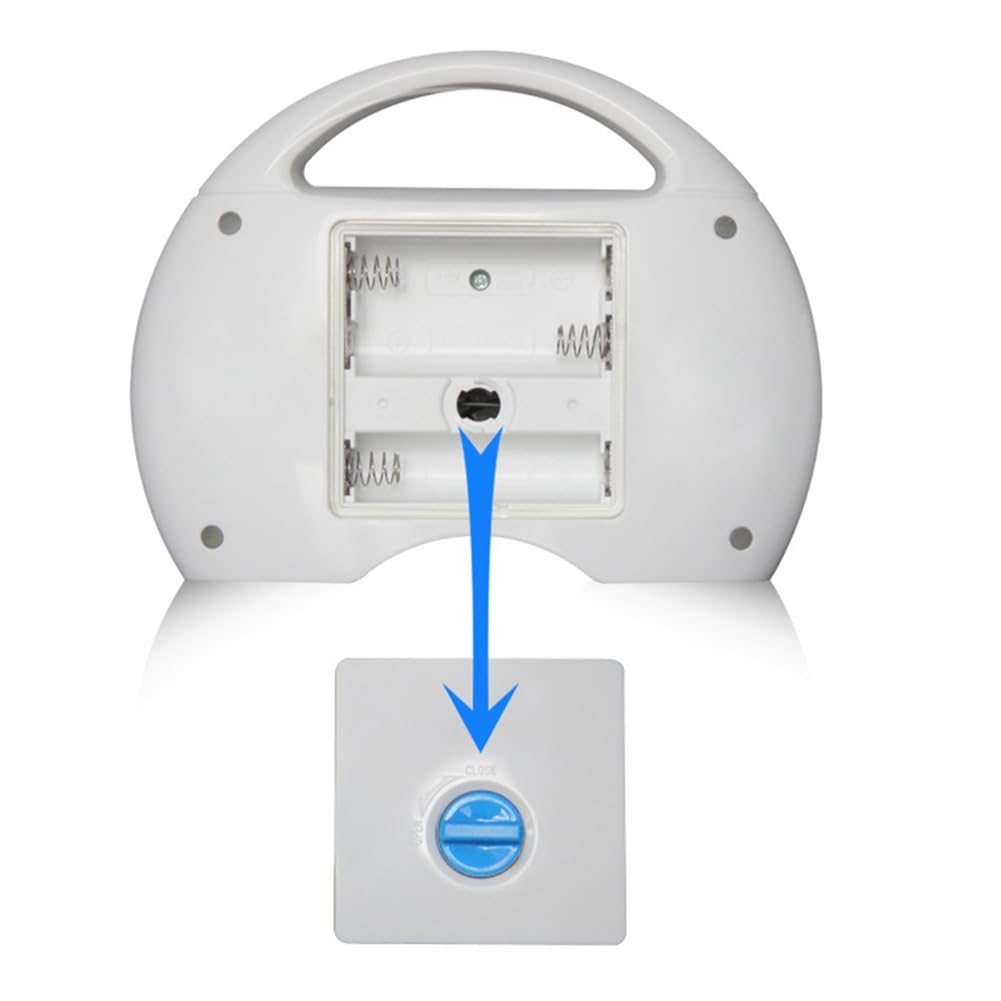 Jeenuuder 4-Level Waterproof Shower Radio - AM/FM Mini Bathroom Radio with Plug-in Card | Perfect for Bathing, Swimming Pool & Outdoor Activities