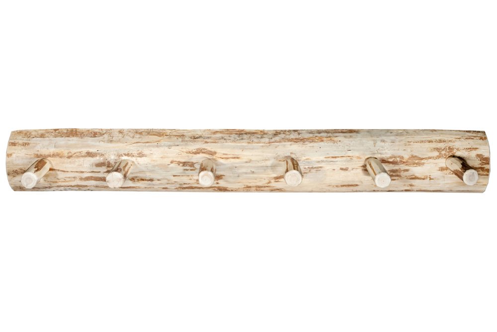 BLACK FOREST DECOR Montana 3 Feet Unfinished Wooden Coat Rack - Rustic Entryway Organizer for Hats, Jackets & Bags
