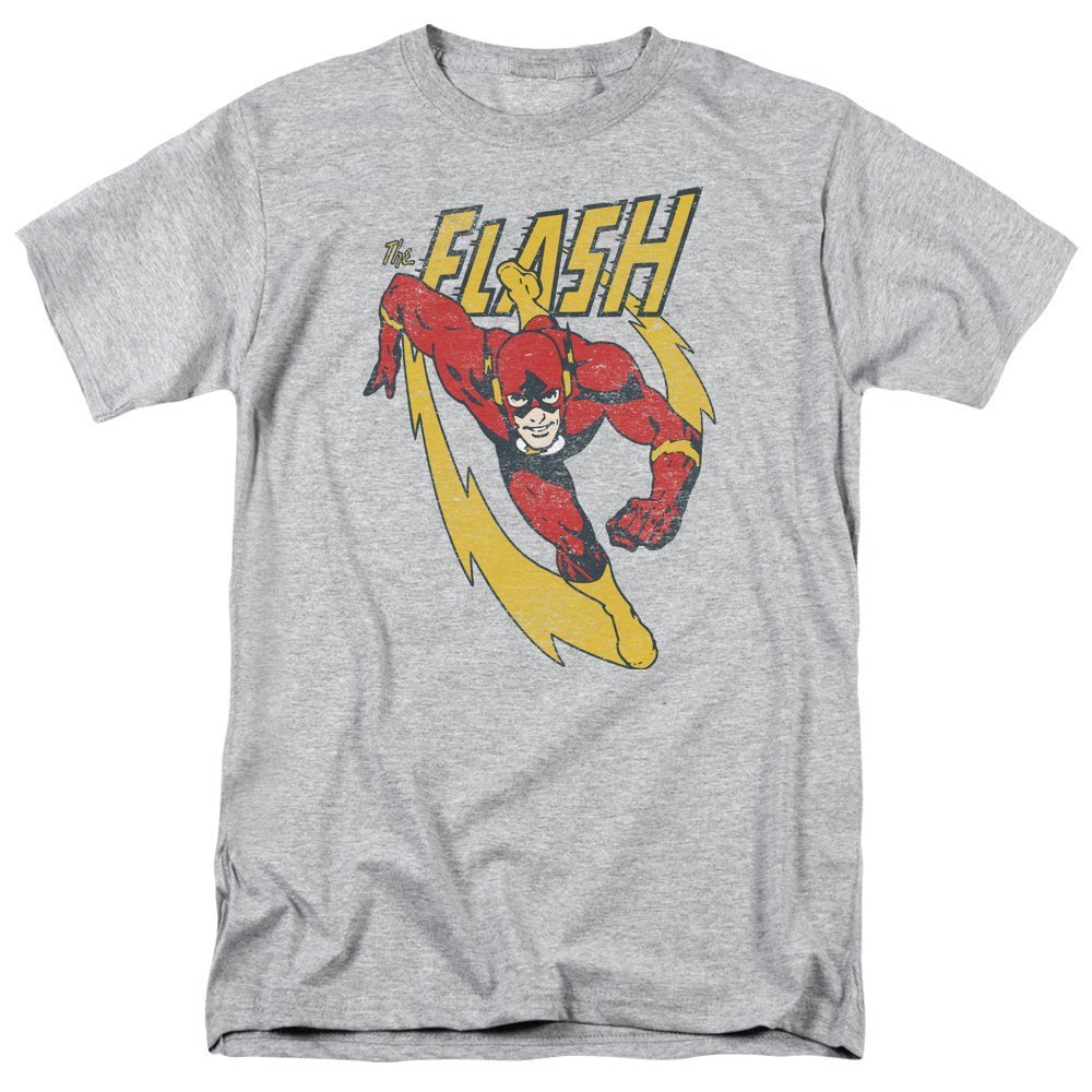 The Flash Lightning Fast T-Shirt - Superhero Graphic Tee for Men, Size XXL - Perfect for Cosplay, Comic Con & Superhero Fans