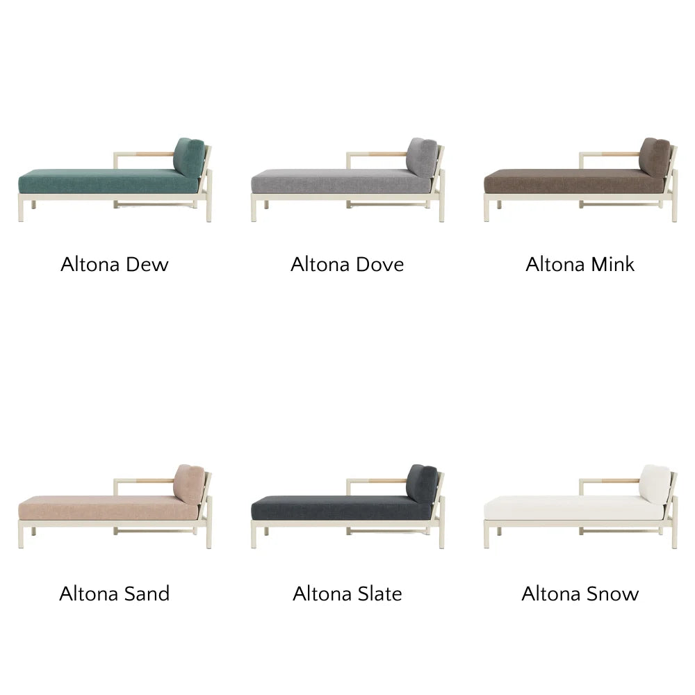 Breeze XL Outdoor Chaise Lounge Chair - Left Facing Patio Furniture for Poolside, Garden & Backyard Relaxation