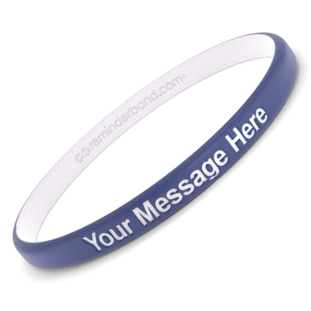 Custom Personalized Silicone Wristbands - Motivational Rubber Bracelets for Men, Women & Kids - Fundraiser, Awareness & Support Bands - Perfect for Events, Gifts & Daily Wear