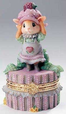 Berry Sweet by Cast Art - Cute Mouse in the House Figurine - Perfect for Home Decor, Gift Giving & Collectibles