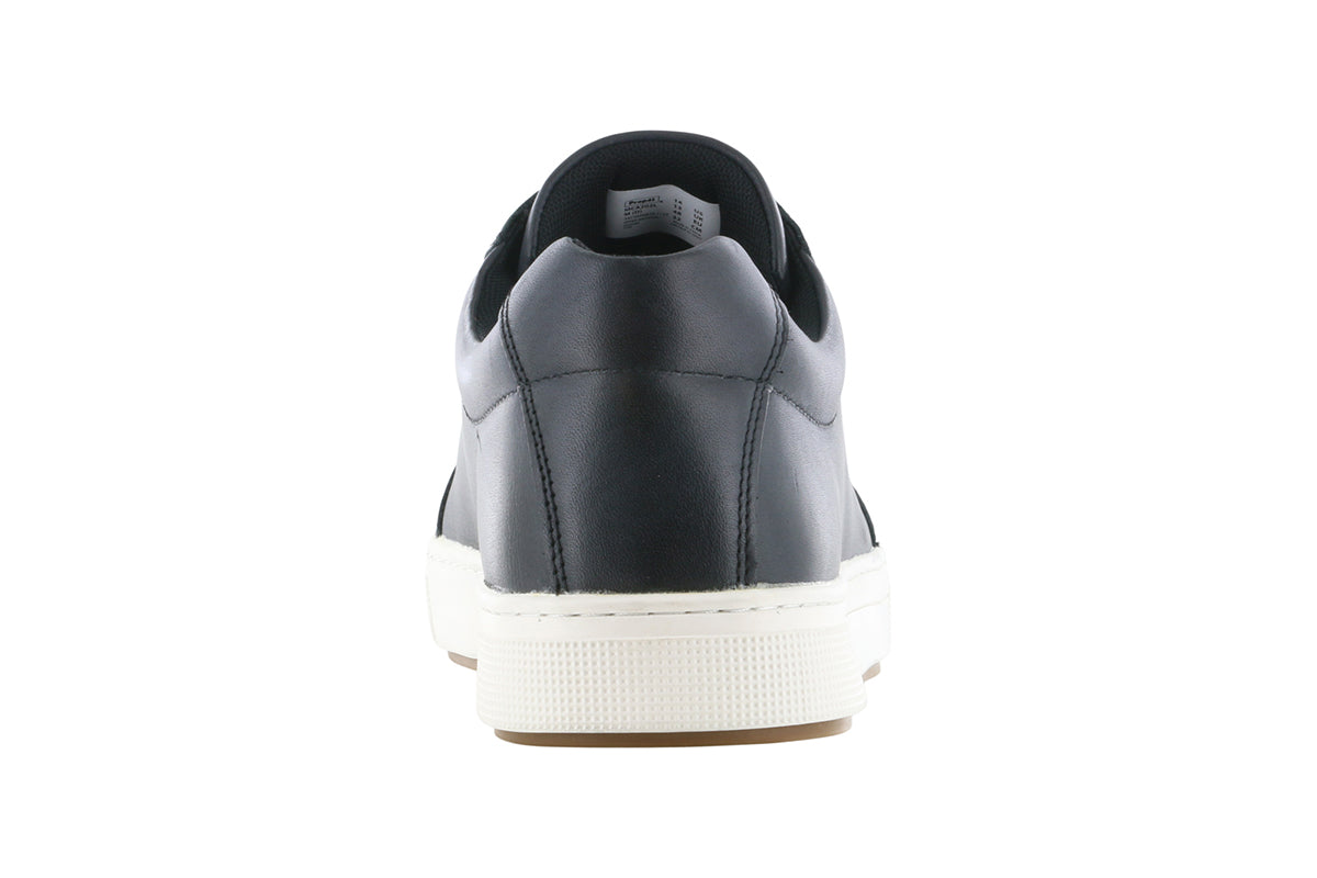 Propet Koda Leather Sneakers for Men - Comfortable Black Casual Shoes for Walking, Running & Everyday Wear