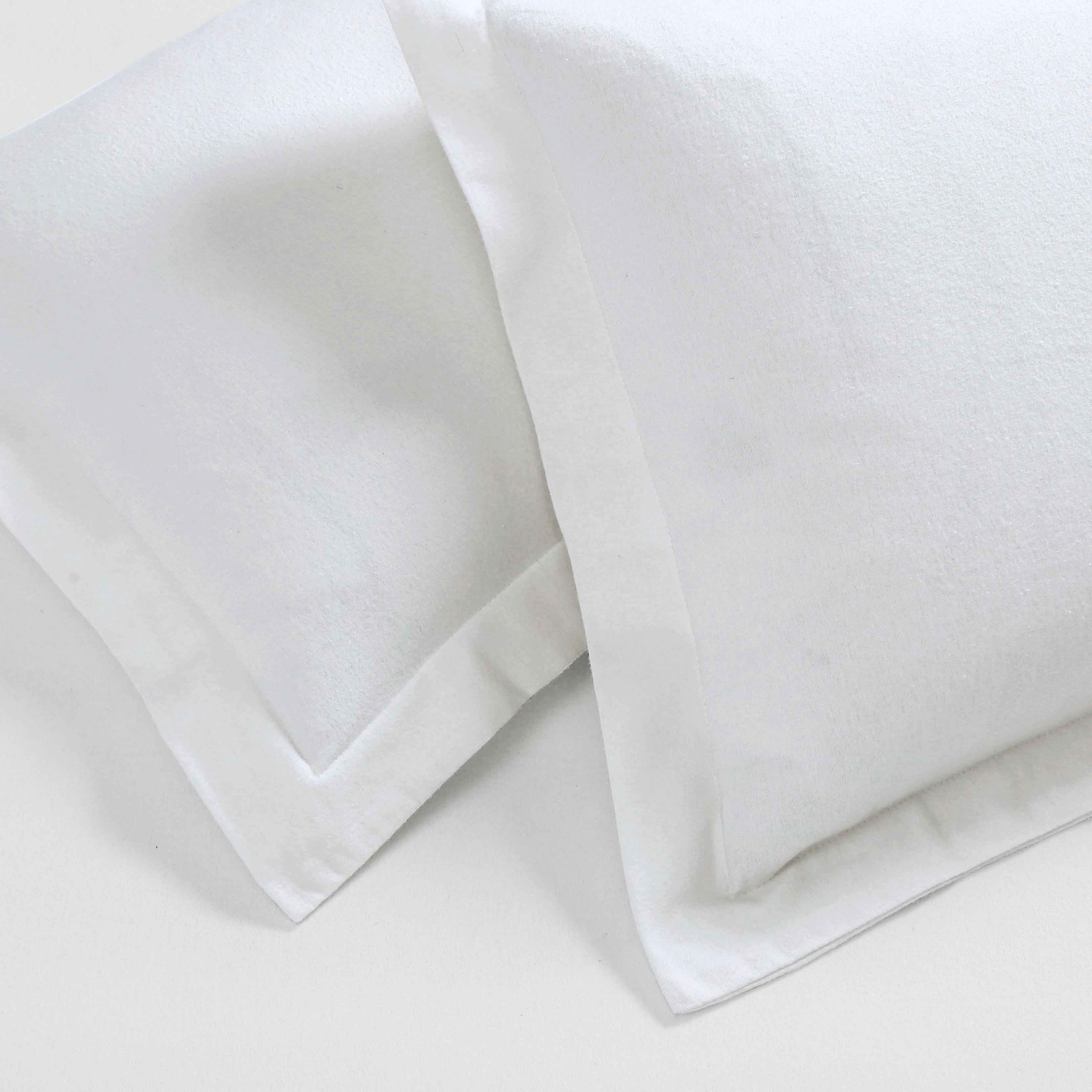 Premium Rome Flannel Cotton Solid Brushed Duvet Cover Set - Soft & Cozy Queen/King Size Bedding for Winter Warmth & Comfort