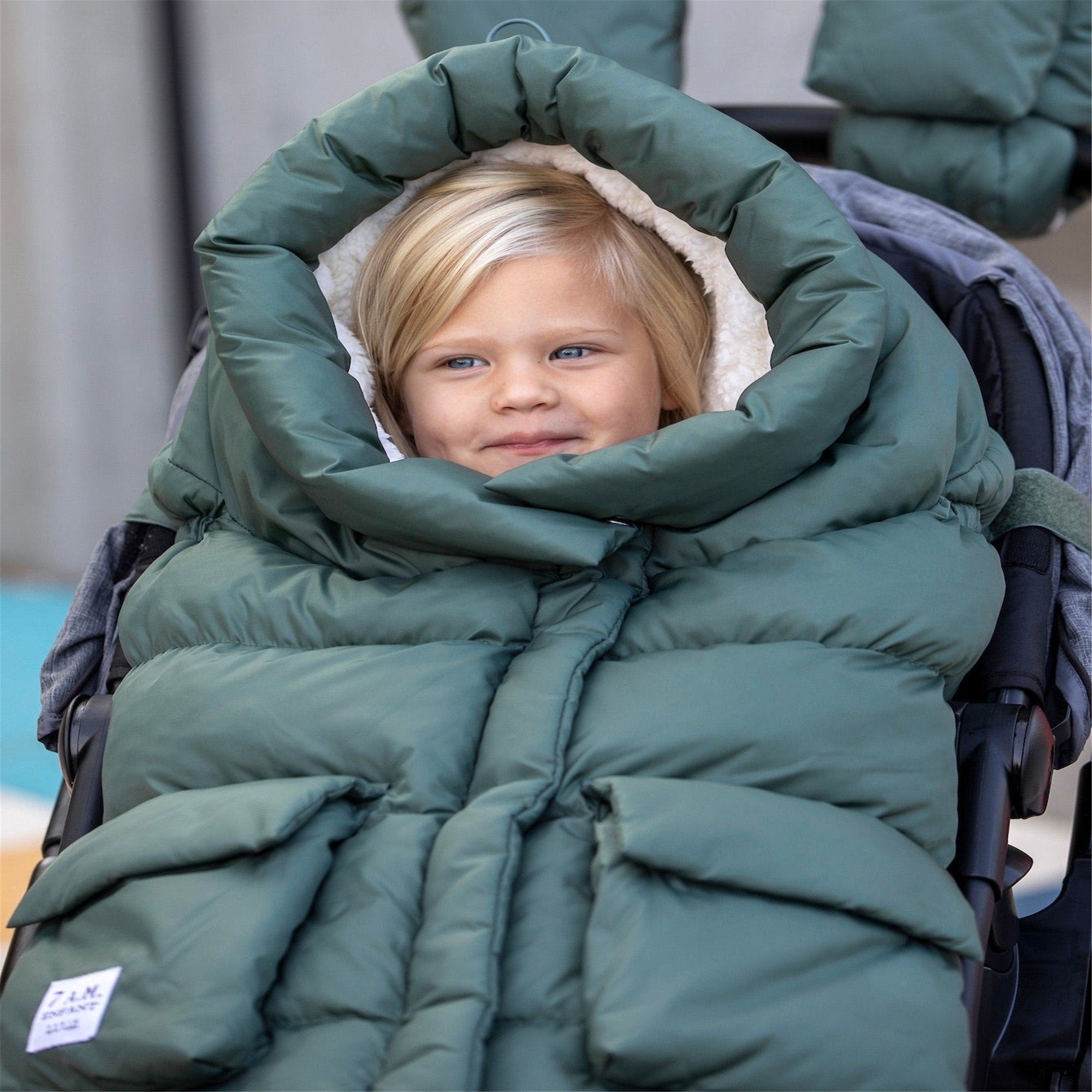 7AM Enfant Evolution 212 Baby Blanket - Soft & Warm Oslo Cloud Design for Strollers, Car Seats & Nursery - Perfect for Newborns & Toddlers