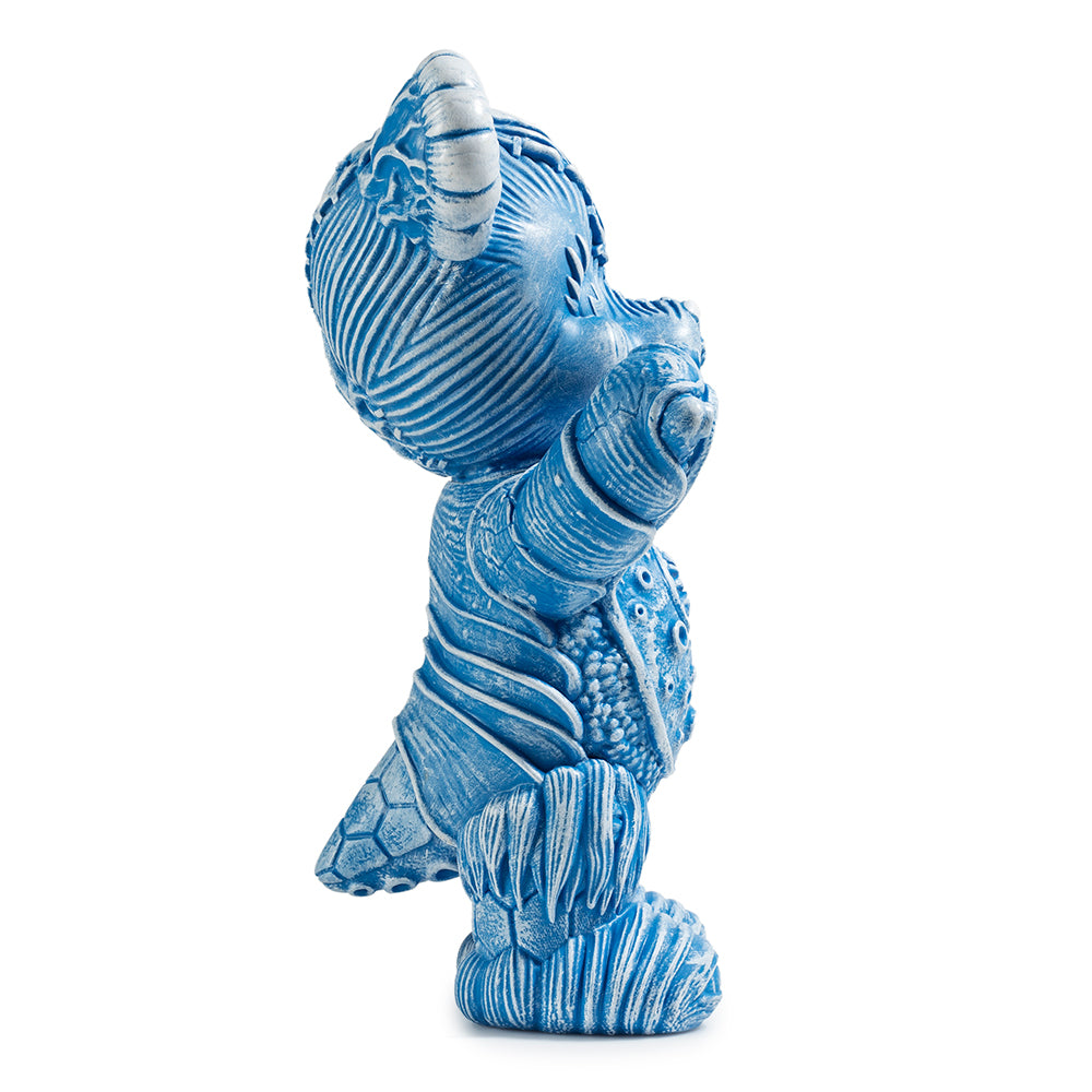 Free Hugs Bear Art Figure - Blue Edition | Cute Home Decor, Gift for Kids & Collectors | Perfect for Bedroom, Nursery & Office Desk