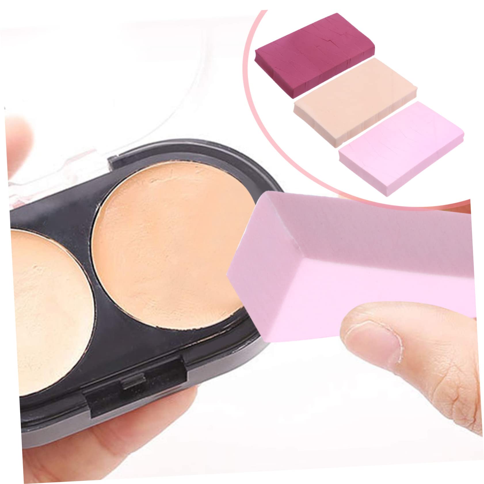 Minkissy 216 Pcs Makeup Sponge Set - Foundation Blending Sponges, Powder Puffs & Beauty Wedges for Cream, Concealer & Liquid Makeup | Professional Cosmetic Tools for Flawless Makeup Application at Home or Salon