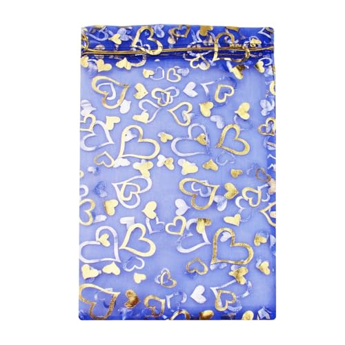 royalblue gold heart