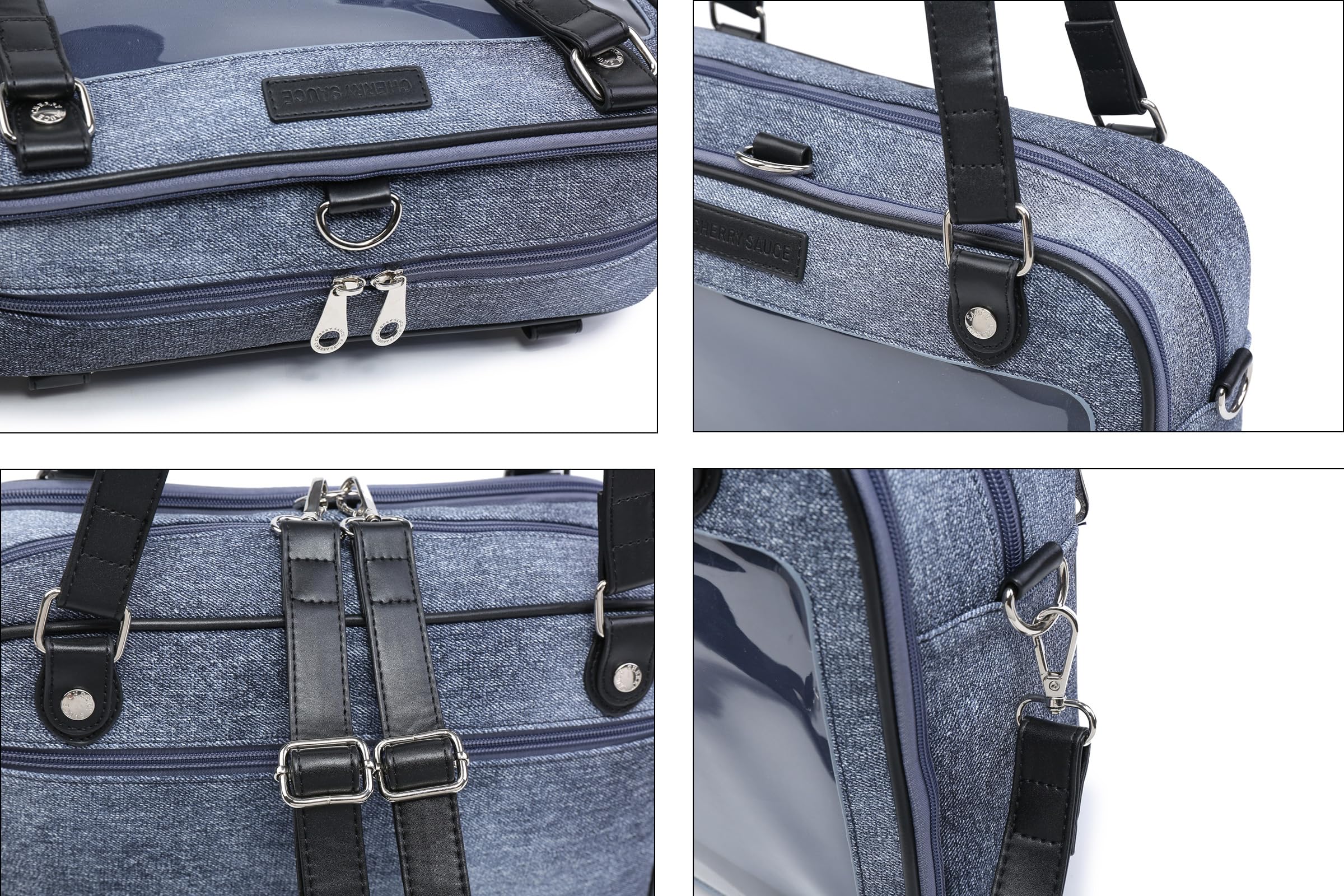 Fashionable PU Leather Ita Bag Backpack - Crossbody Messenger Shoulder Bag with Pin Display Window | Perfect for Anime Conventions, Cosplay & Collectors