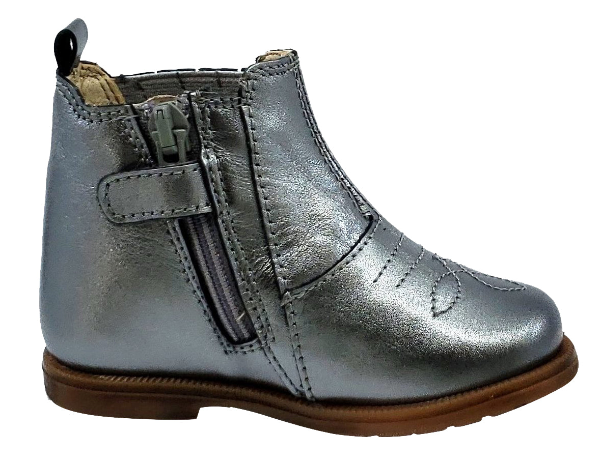 Falcotto Girls' Suede Shoes with Steel Laminated Sole - Stylish & Durable for School, Play & Everyday Wear