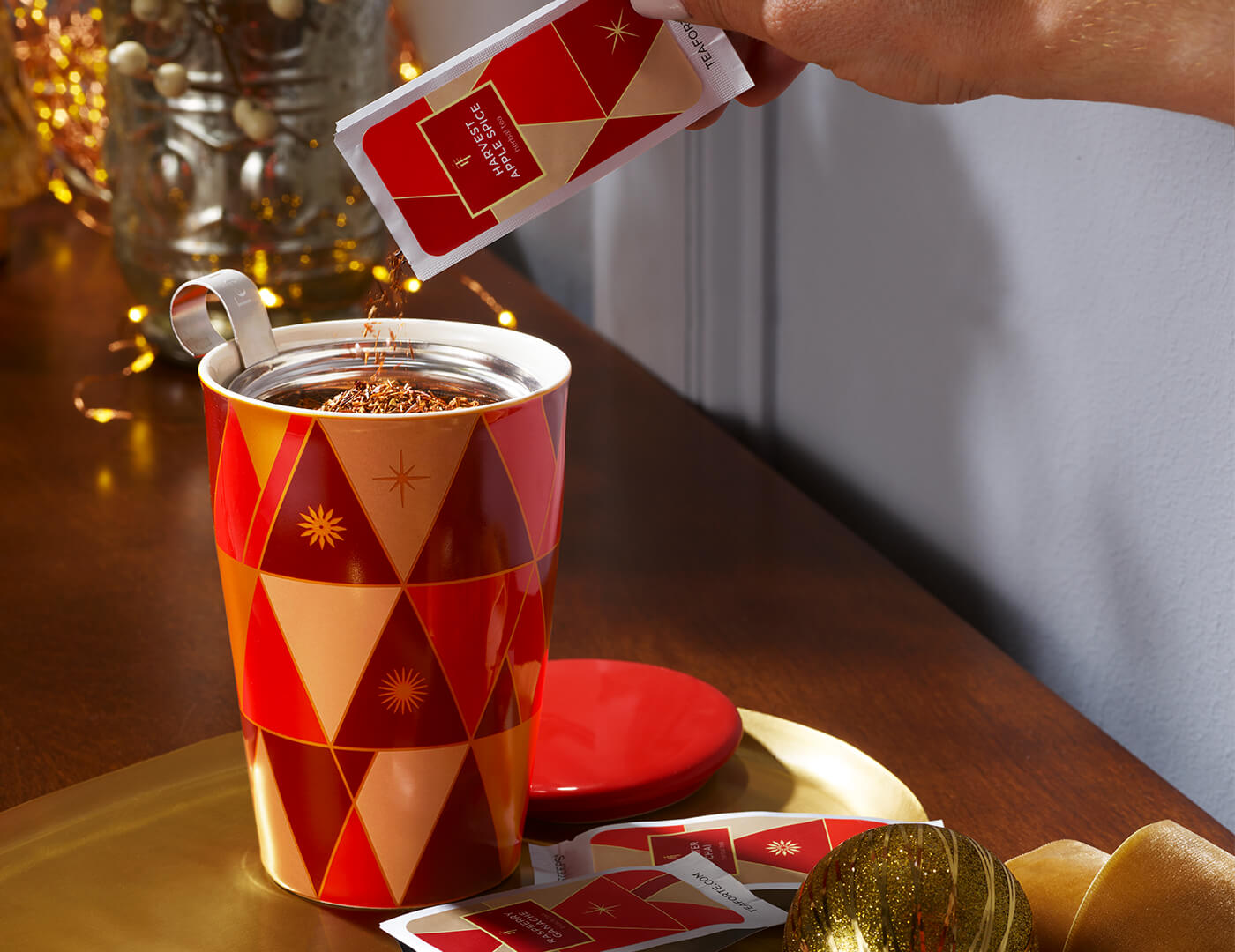 KATI® Premium Glass Steeping Cup with Infuser - Perfect for Loose Leaf Tea, Herbal Tea & Coffee - Ideal for Home, Office & Tea Lovers
