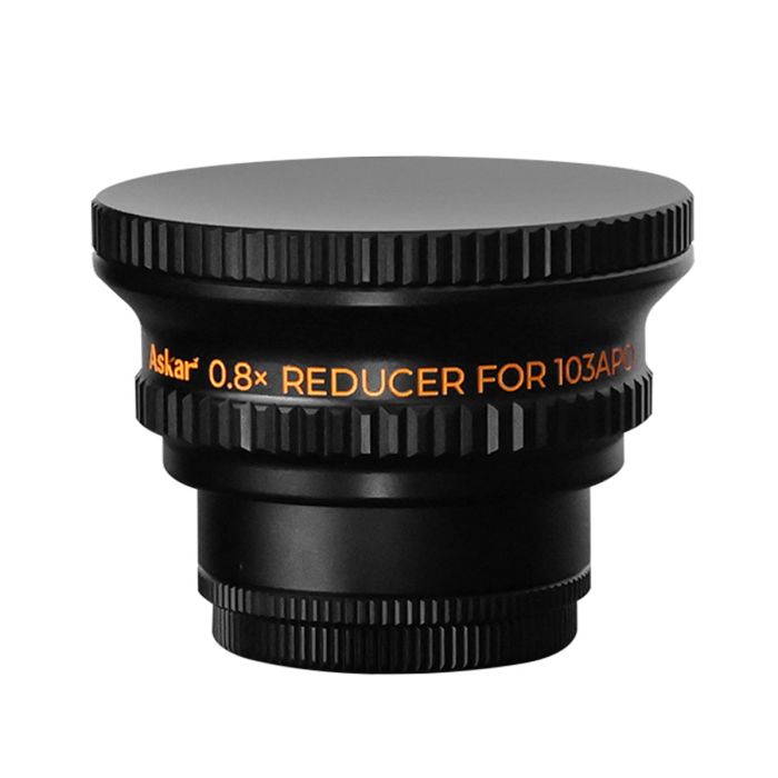 Askar 0.8x Full Frame Reducer & Flattener for 103APO Telescope - Enhance Astrophotography with Wide Field Views for Deep Sky Imaging