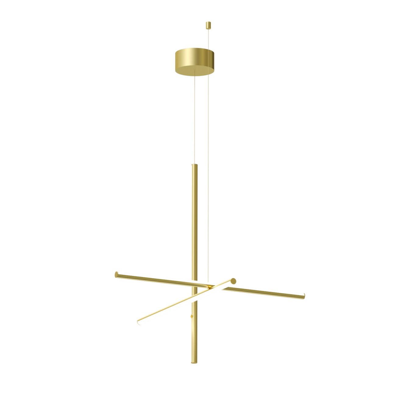 Modern Gridline Linear Chandelier - Sleek LED Pendant Light Fixture for Dining Room, Kitchen Island & Living Room Decor | Energy Efficient Contemporary Lighting