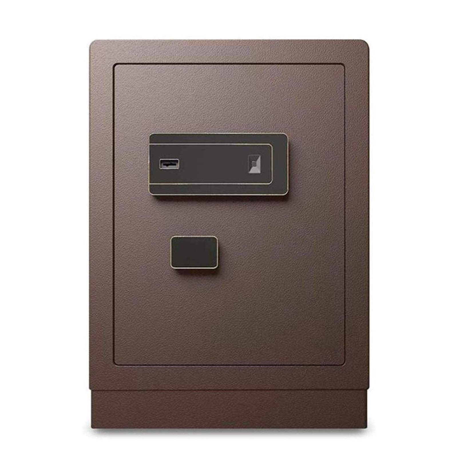 Steel Home Security Safe Box with Fingerprint & Electronic Lock - Fireproof Document Safe for Bedroom, Office & Hotel - Heavy Duty Solid Steel Construction - Perfect for Jewelry, Cash & Valuables (Great Gift Idea)