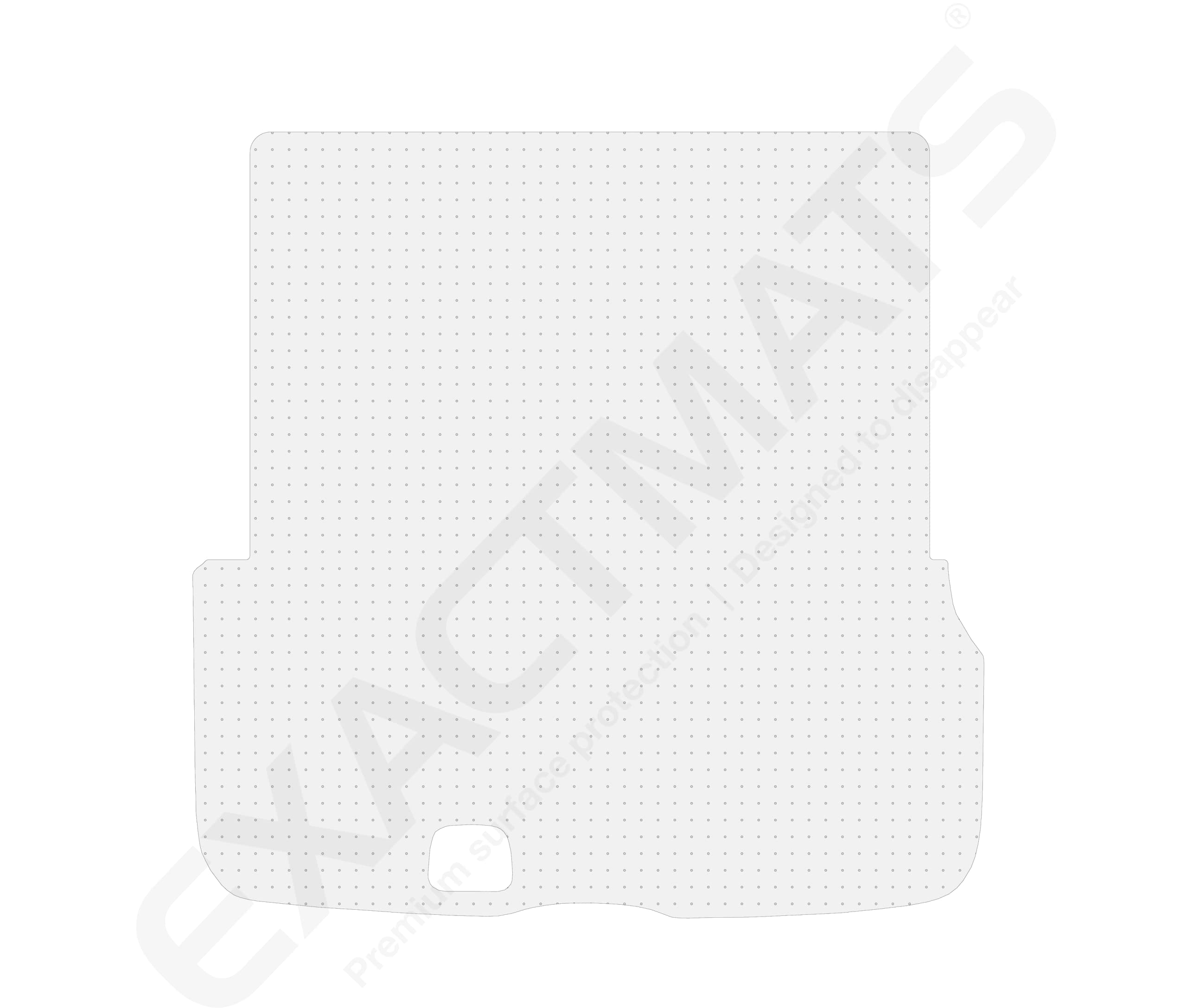 Premium Clear Floor Mat for Mercedes GLS-Class (2020-2023) | 6-Passenger Vehicle Protection | USA-Made Trunk Liner | Durable Overlay Mat for All-Weather Use - Perfect for Road Trips, Family Outings & Daily Commuting