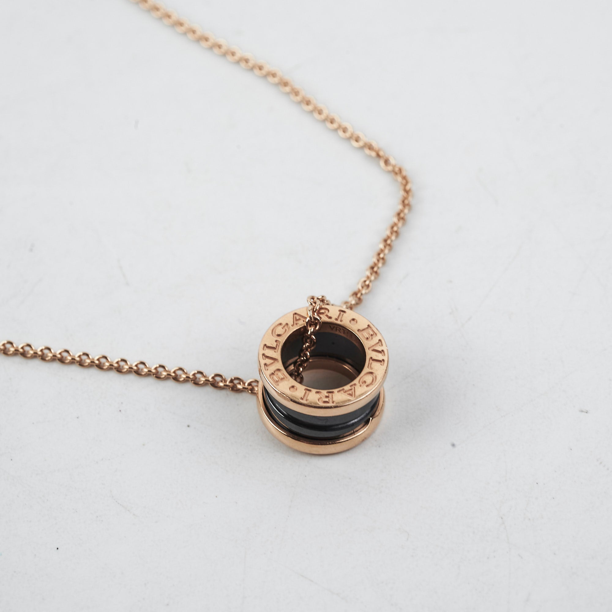 Bvlgari B.Zero1 18K Rose Gold Necklace for Women - Luxury Italian Jewelry Gift for Anniversary, Birthday & Special Occasions