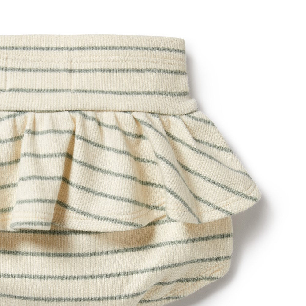 Petit Sage Organic Ruffle Diaper Pants - Soft & Breathable Baby Cloth Diapers for Newborns & Infants | Perfect for Daycare, Travel & Home Use