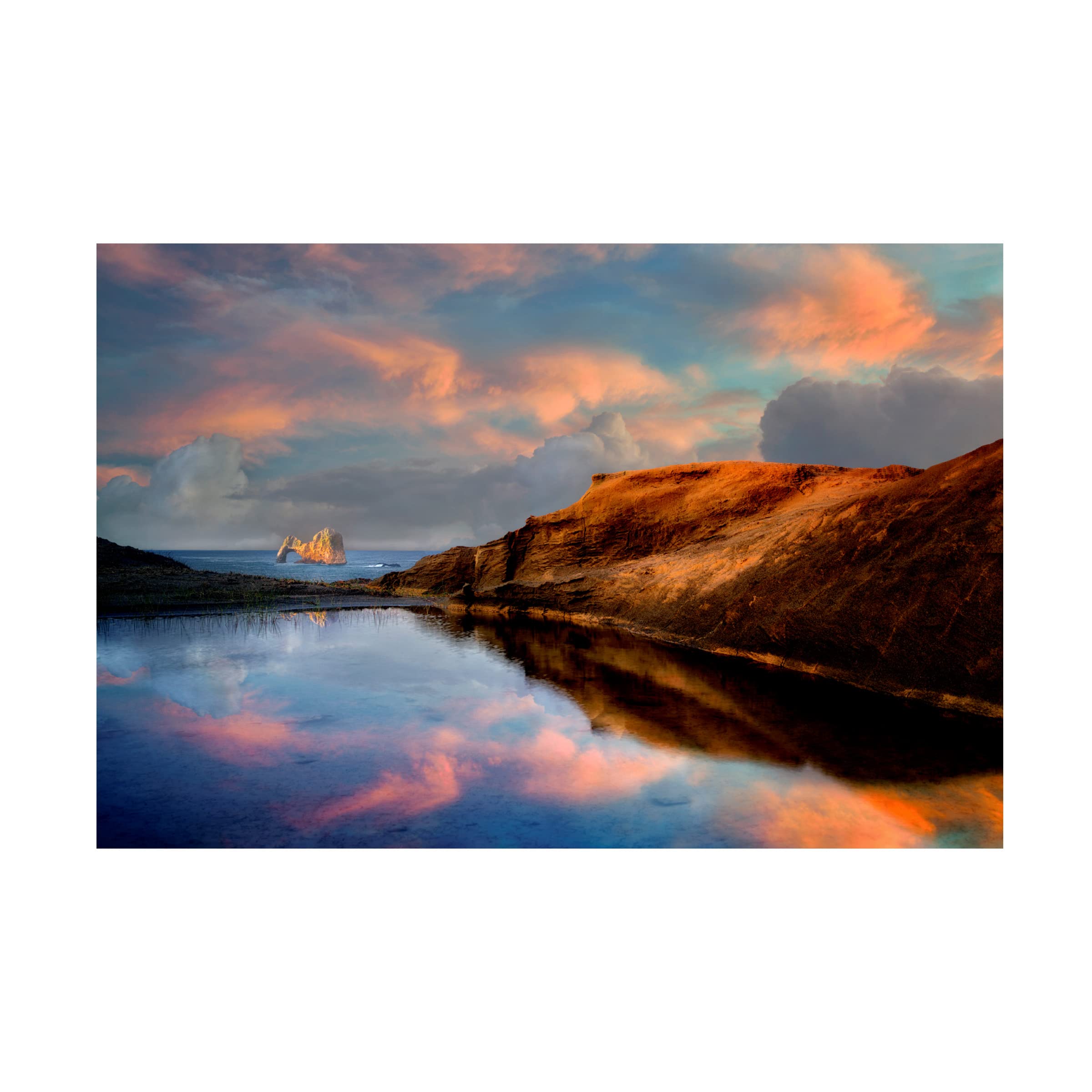 Dennis Frates 'Reflections 3' Canvas Wall Art Print - Modern Home Decor for Living Room, Bedroom & Office - High Quality Fine Art Reproduction