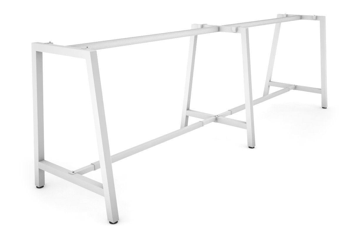 Quadro Dry Bar Table Frame A Legs [3600L x 1200W] - Heavy Duty Metal Bar Table Base for Restaurants, Pubs, and Home Bars - Perfect for Commercial Use and Indoor/Outdoor Entertaining