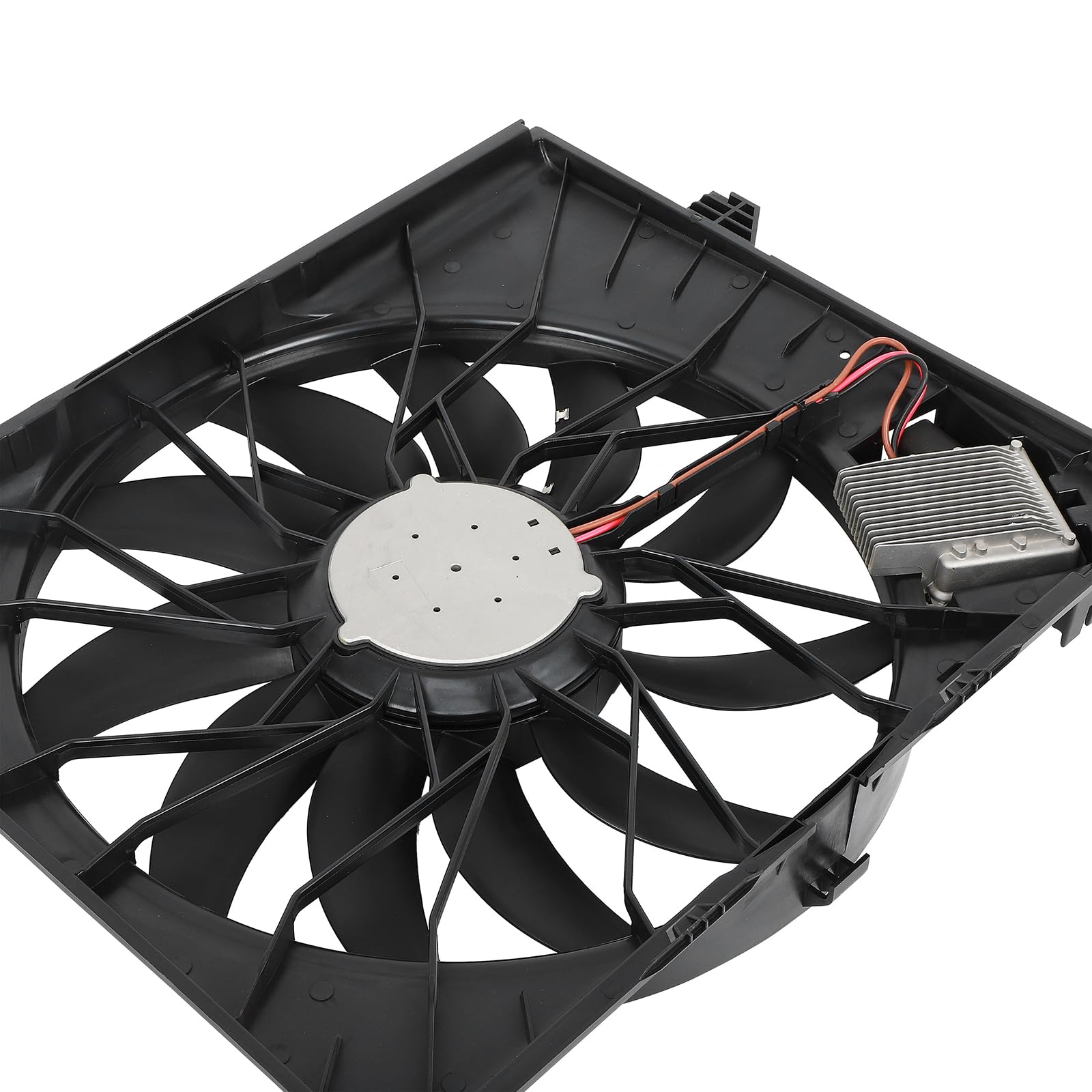 SCITOO 81cm Radiator Cooling Fan Assembly Compatible for Mercedes-Benz GL320/ML320 3.0L, GL350 3.0L, GL450 4.7L (2007-2012 Models) - Perfect for Engine Cooling & Overheating Prevention
