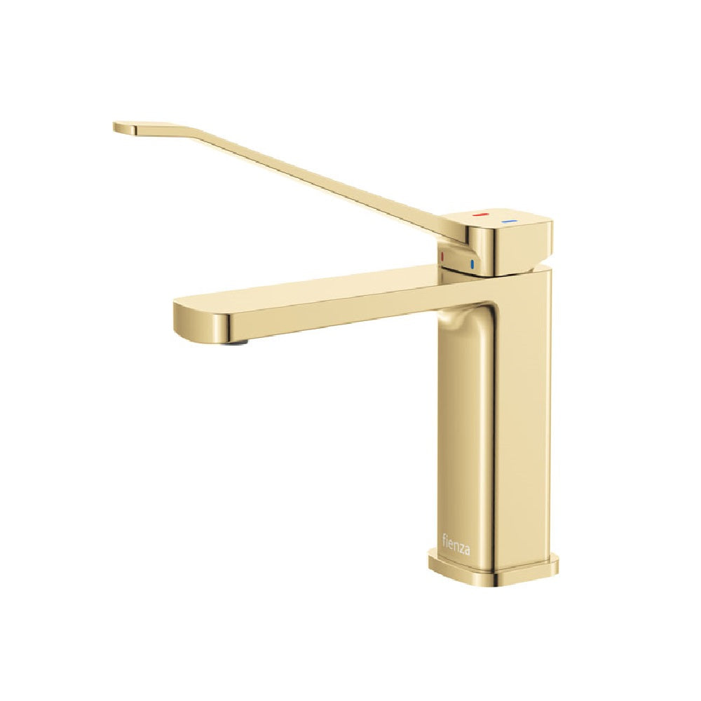 Fienza 233103DUB Tono Care Basin Mixer Faucet in Urban Brass Finish - Modern Bathroom Sink Faucet for Home & Hotel Use