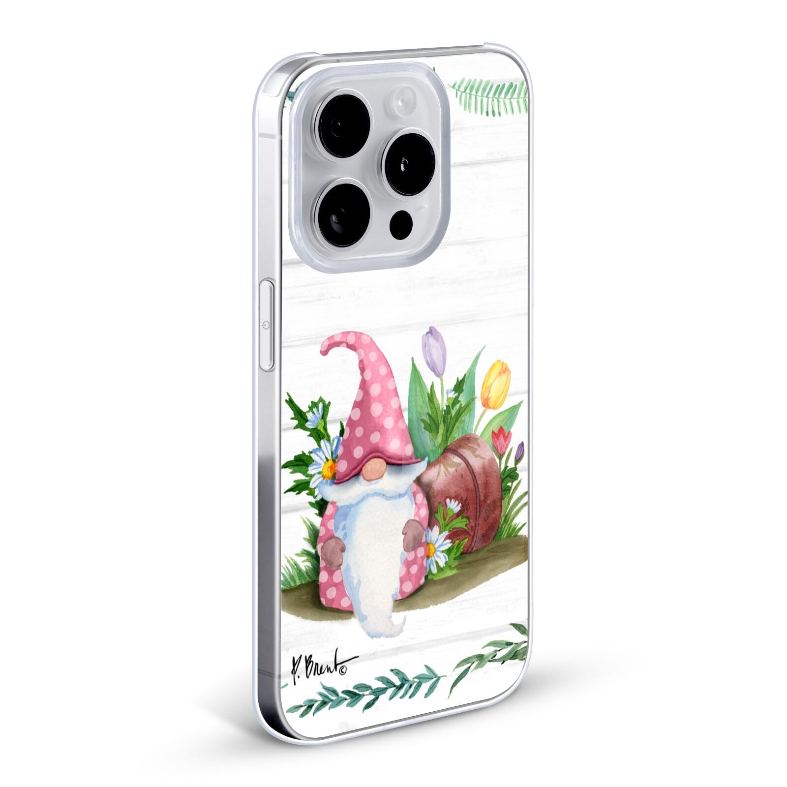 Officially Licensed Paul Brent Spring Gnome Wilderness Hard Back Case for Apple iPhone 12 Pro Max - Durable Protective Phone Cover with Unique Art Design - Perfect for Outdoor Adventures and Nature Lovers