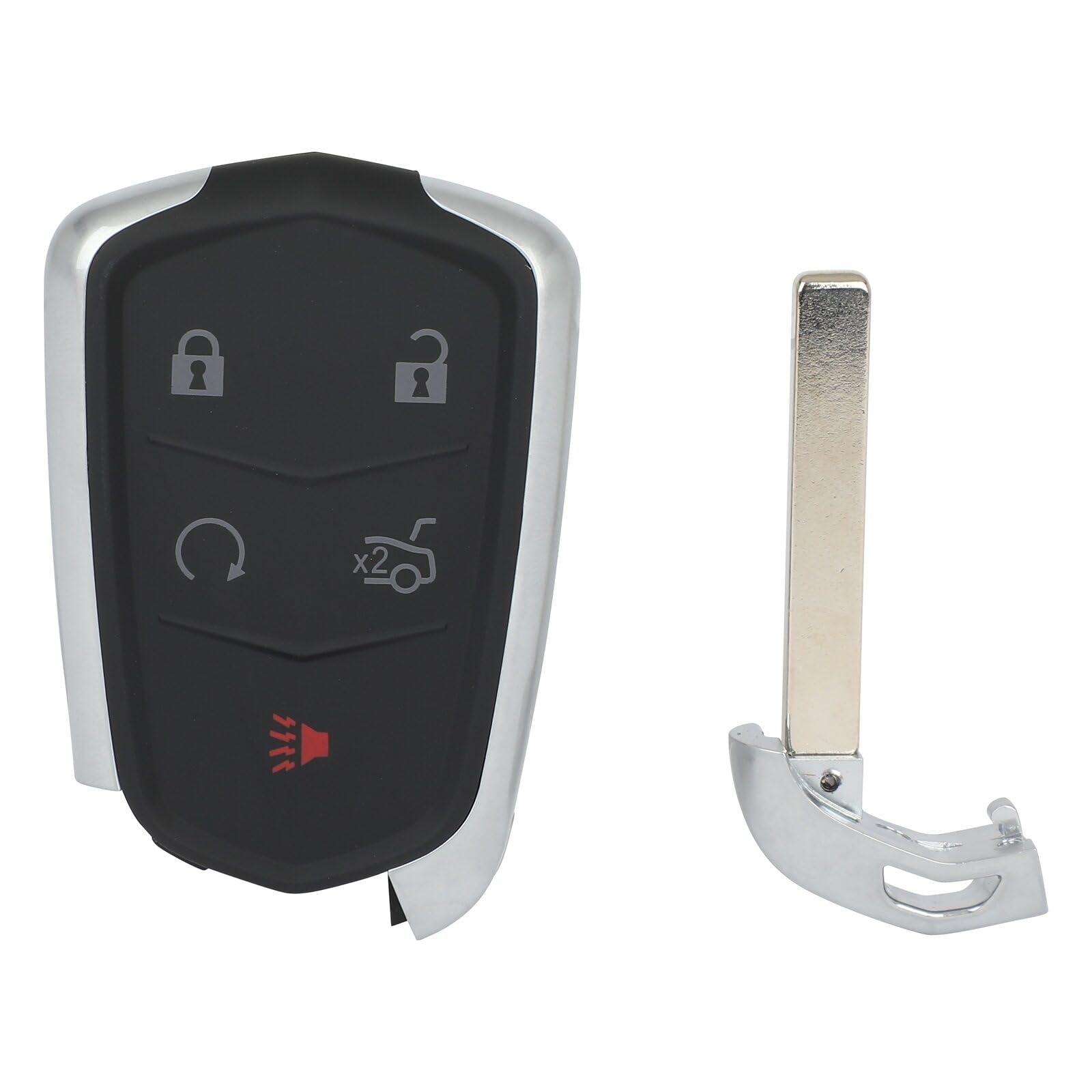 SCITOO 2 Pack Replacement Key Fob Remote for Cadillac ATS ATS-V CT6 CT6 Plug-in CTS CTS-V XTS (2016-2020) 433MHz HYQ2EB - Perfect for Key Replacement & Spare Car Accessories