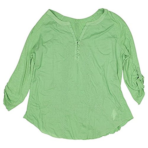 NINE WEST Women's Vintage America Laelia Embroidered Blouse - Stylish Floral Top for Casual Wear, Office & Date Night Outfits