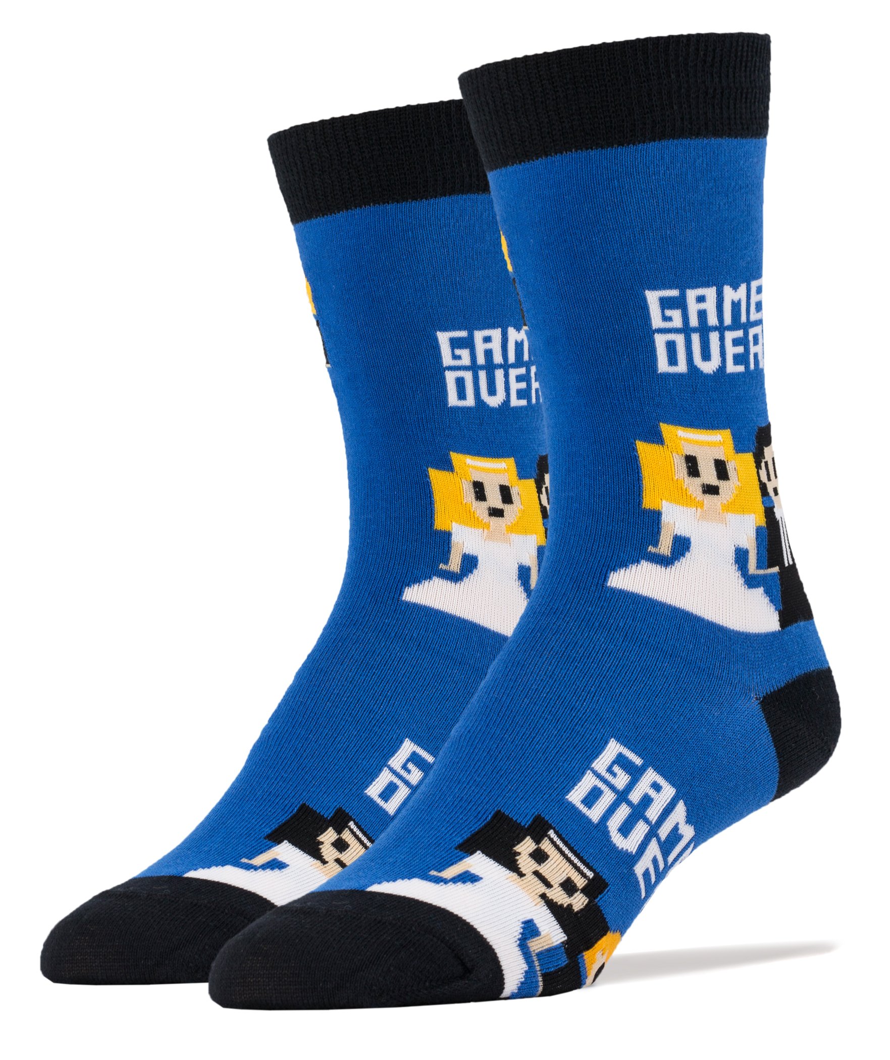 ooohyeah Funny Novelty Crew Socks for Men - Crazy Silly Socks with Humorous Sayings, Cool Casual Cotton Socks for Everyday Wear & Gifts - Perfect for Office, Parties and Casual Outings