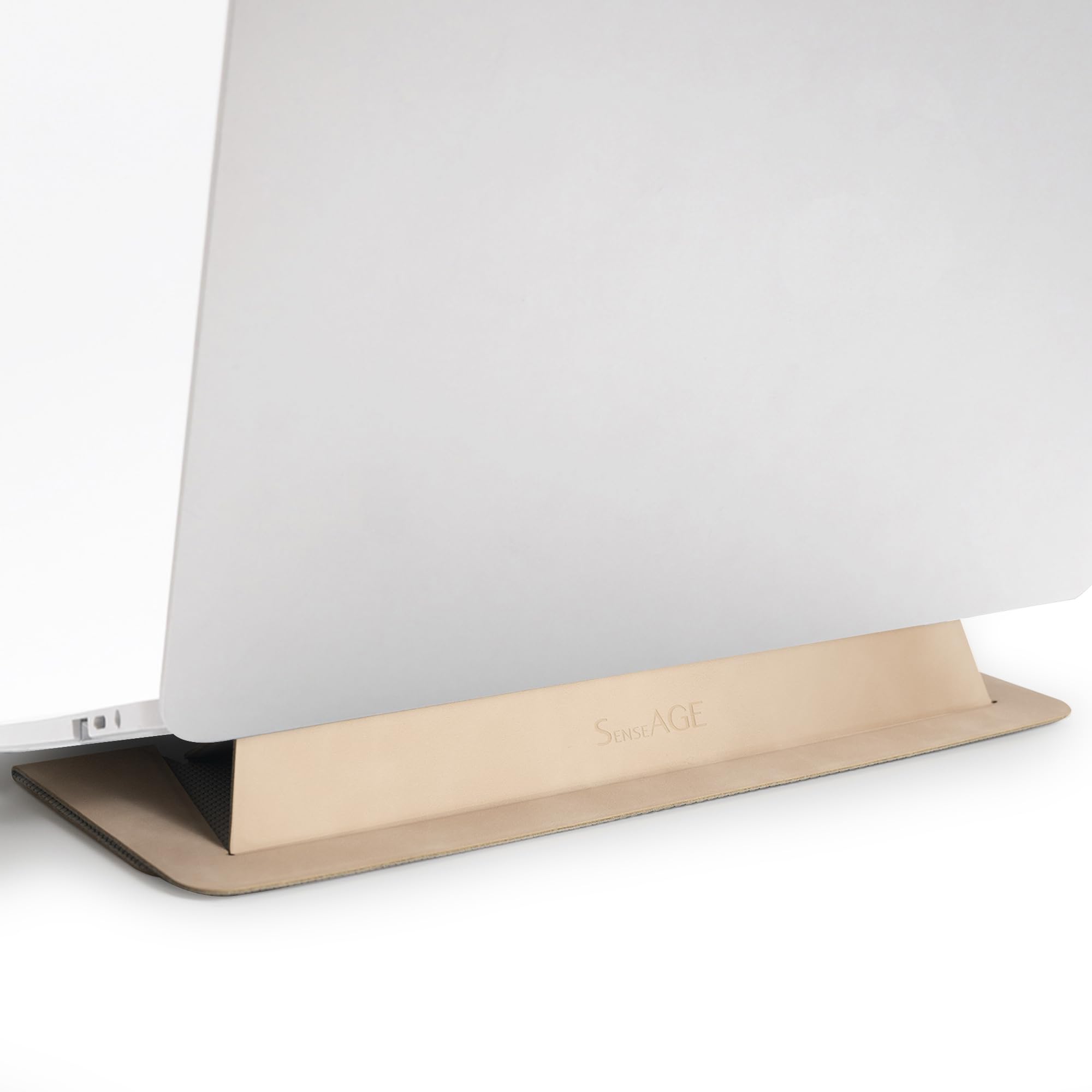 SenseAGE Foldable Laptop Stand - Lightweight & Portable Ergonomic Computer Holder for MacBook Air/Pro up to 15.4