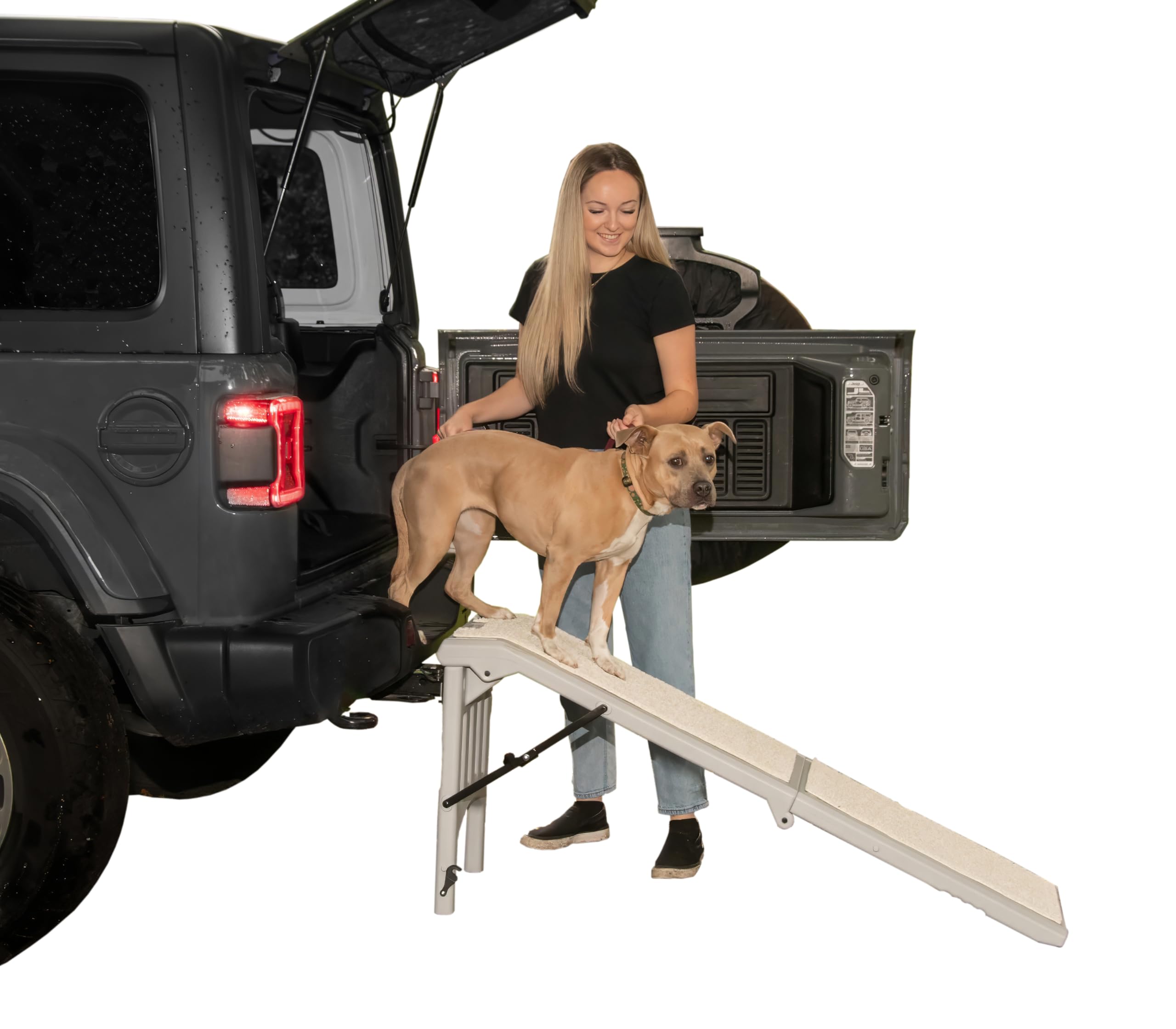 Pet Gear Free Standing Pet Ramp for Cats and Dogs - No Assembly Required, Foldable & Portable for Easy Storage & Travel | 6 Size Options | Perfect for Home, Car & Vet Visits