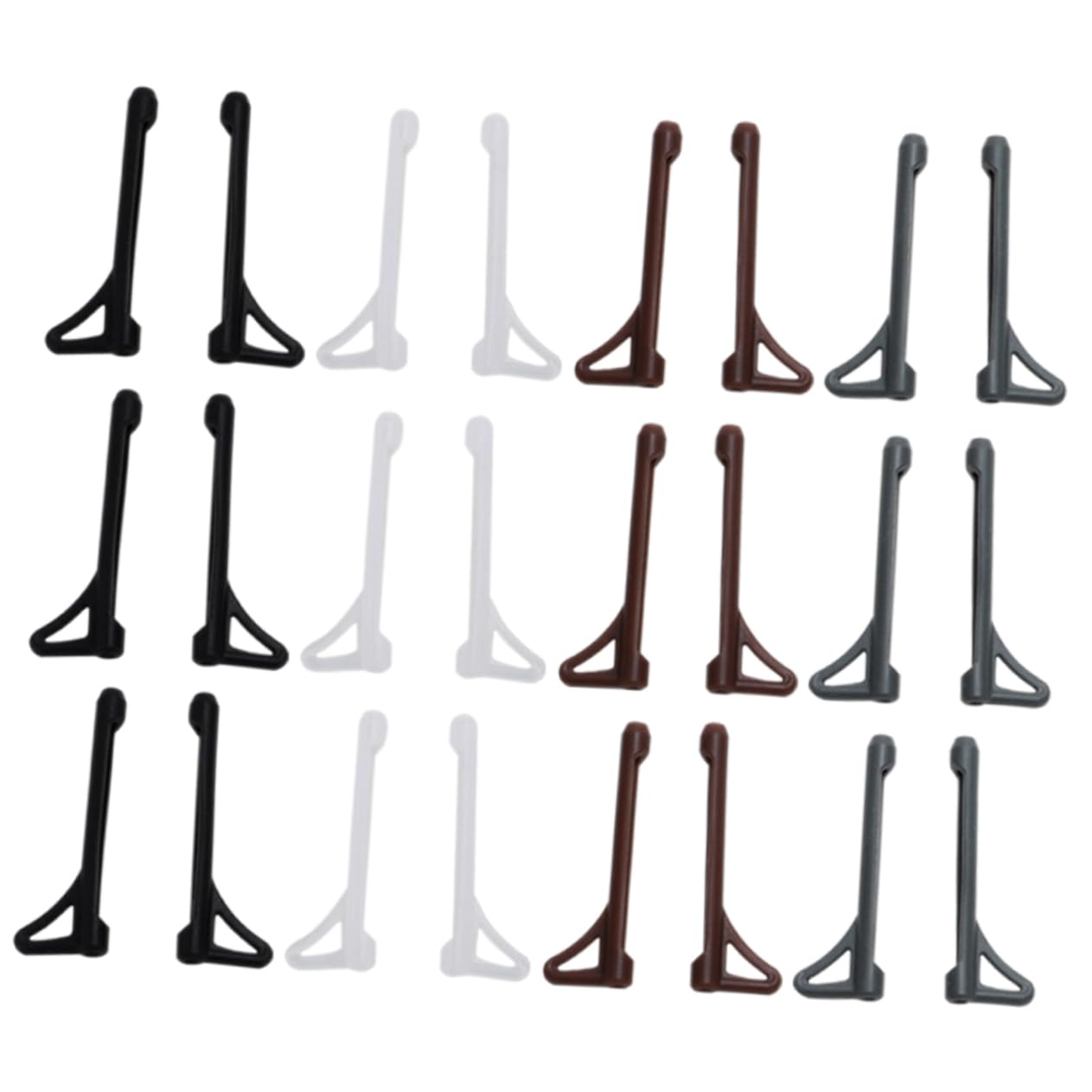 DOITOOL 12 Pairs Anti-Slip Silicone Glasses Ear Clips - Soft Glasses Temple Tips Holder for Earphones & Eyewear - Secure Fit for Reading, Sports & Outdoor Activities