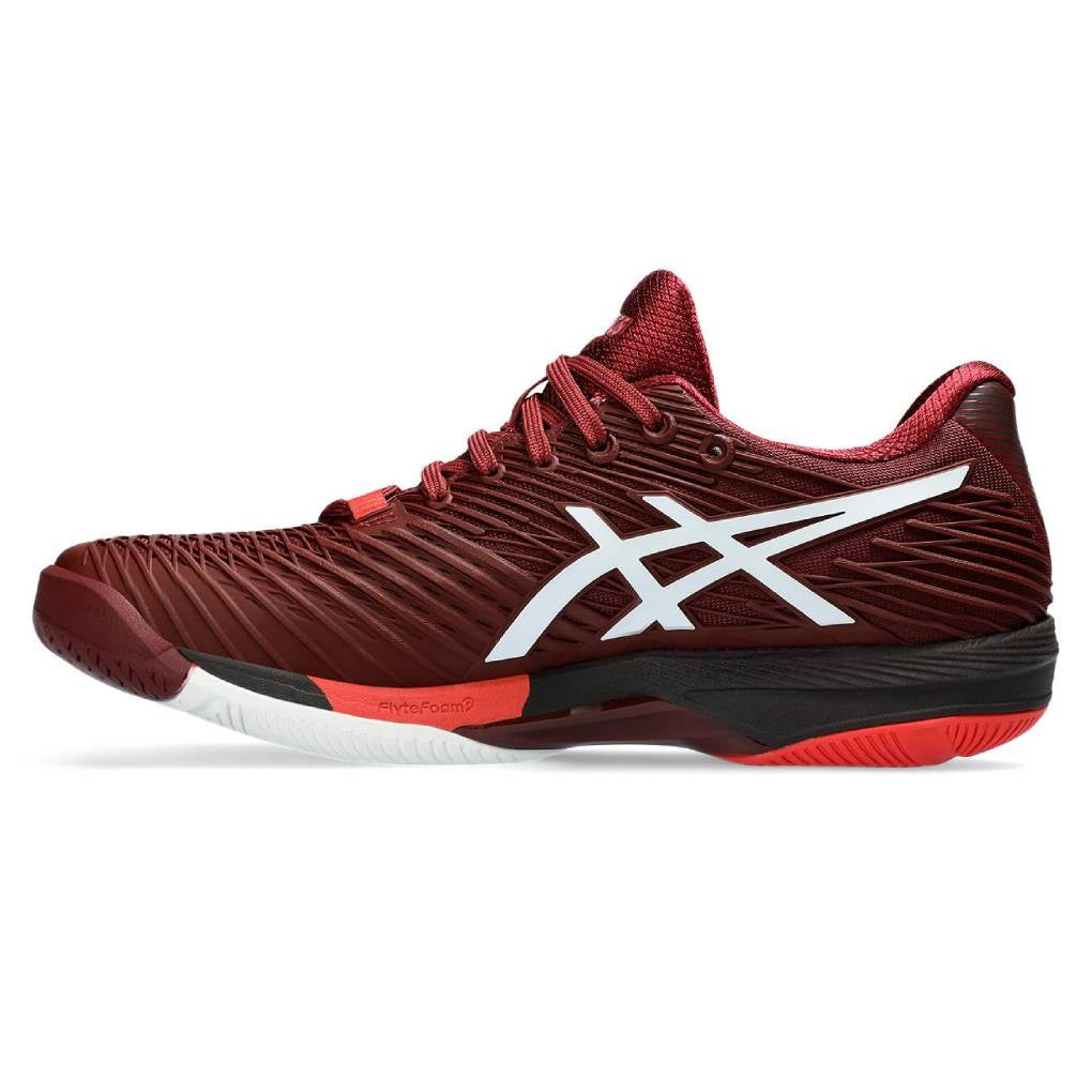 ASICS Solution Speed FF 2 Men's Tennis Shoes - Lightweight Performance Court Shoes for Quick Movements (Red/White) | Ideal for Competitive Matches & Training Sessions