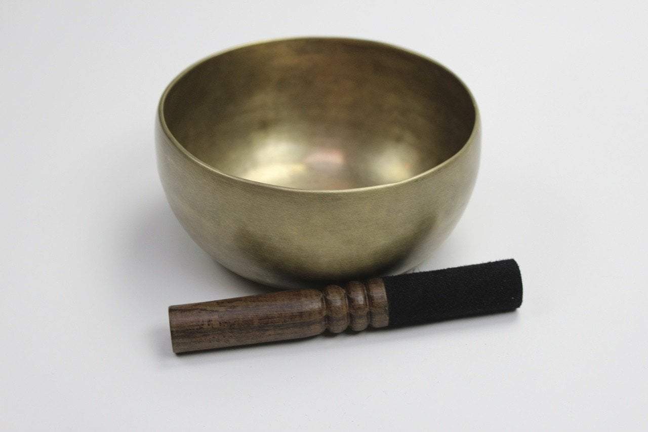 6.5 Inch Root Chakra Singing Bowl - 263Hz Healing Sound Meditation Instrument for Yoga, Reiki & Chakra Balancing - Perfect for Stress Relief & Spiritual Practice
