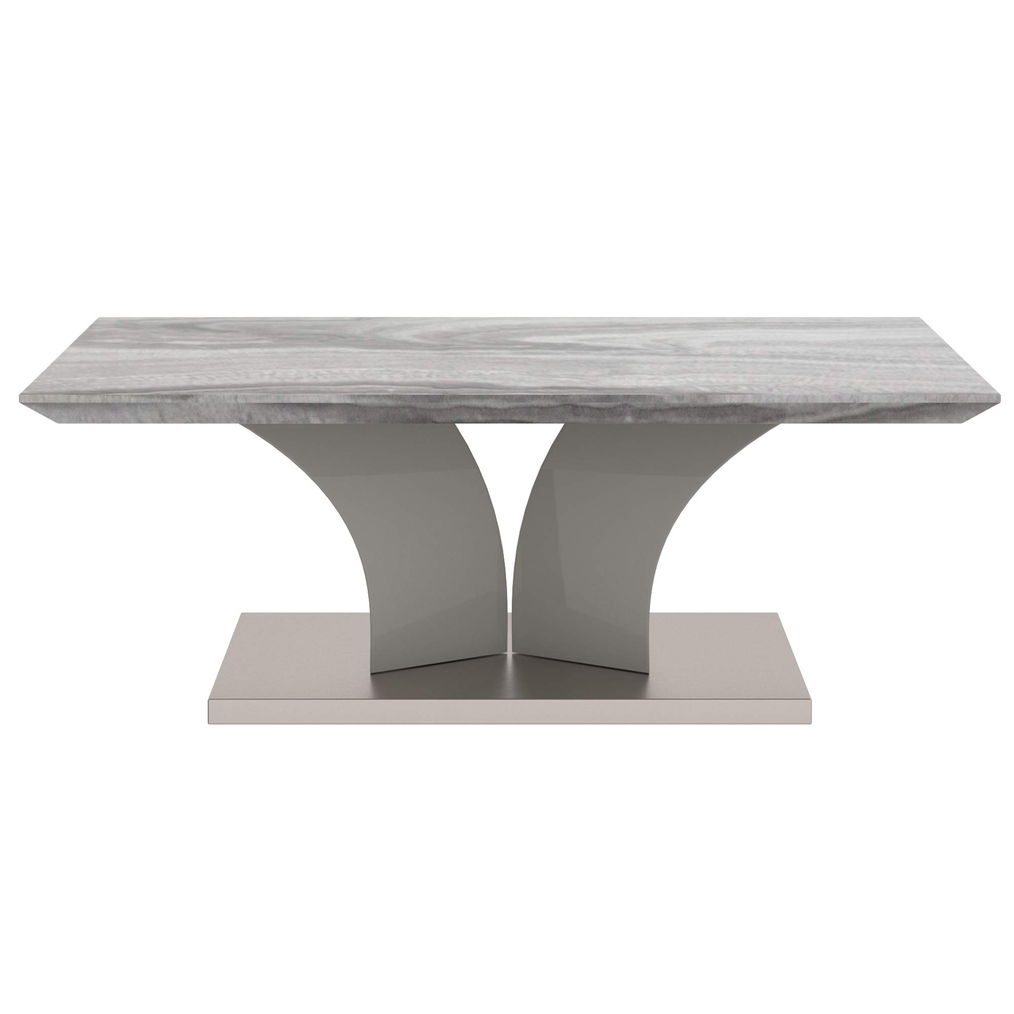 Modern Grey Napoli Coffee Table - Stylish Living Room Furniture for Home Decor & Small Space