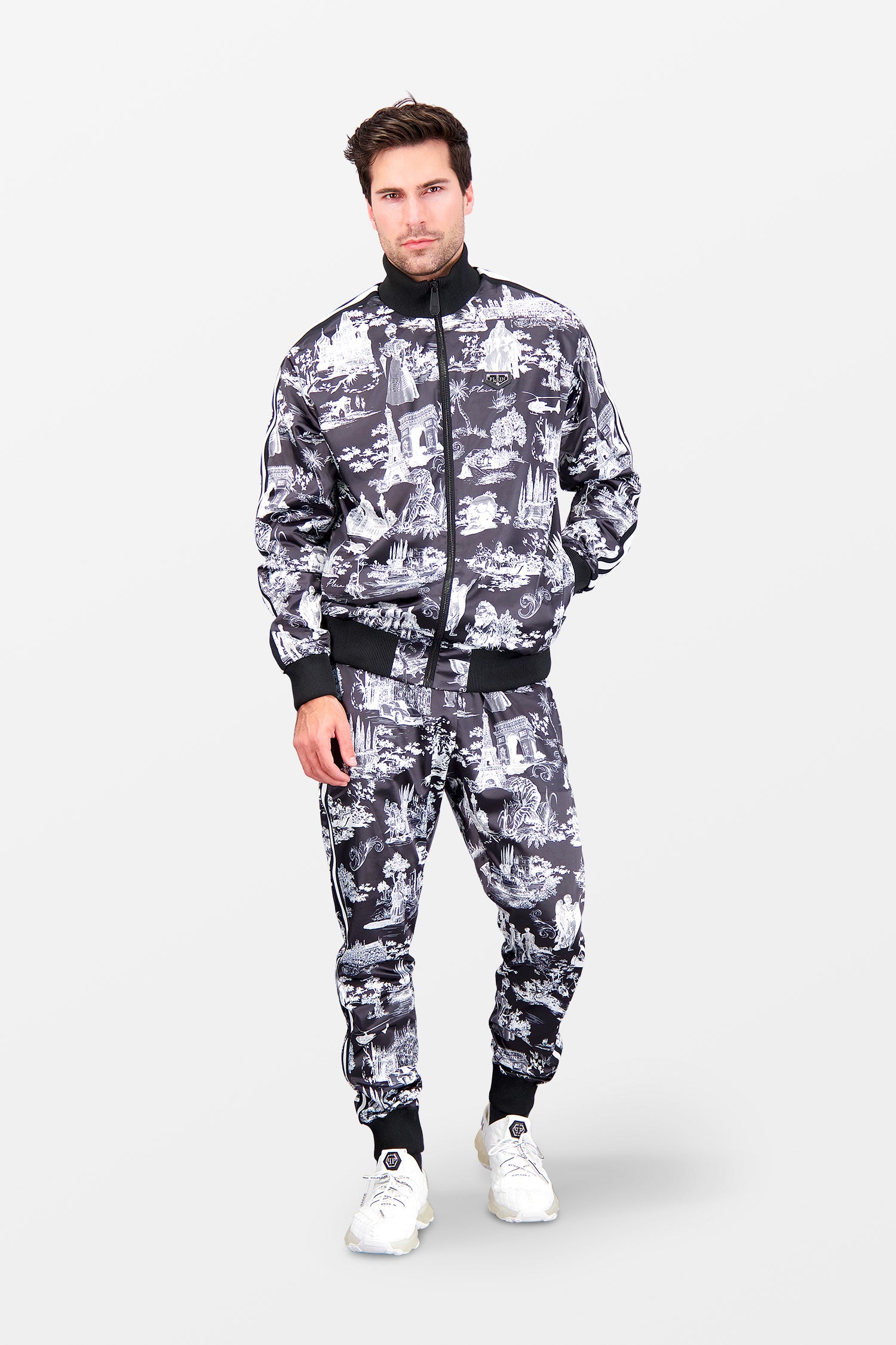 Philipp Plein Cady EN Plein Air Tracksuit for Women - Stylish Casual Jogging Suit with Hoodie & Sweatpants | Perfect for Gym, Running, Travel & Lounge Wear
