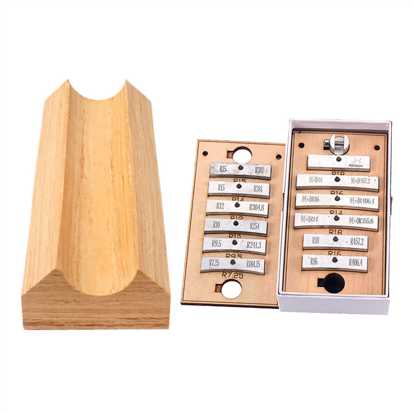 Professional Electric Guitar Fretboard Repair Tool Kit with U-Shaped Cushion - Luthier Press Caul Set for Guitar Maintenance & DIY Projects - Perfect for Fret Leveling, Neck Adjustments & Instrument Care