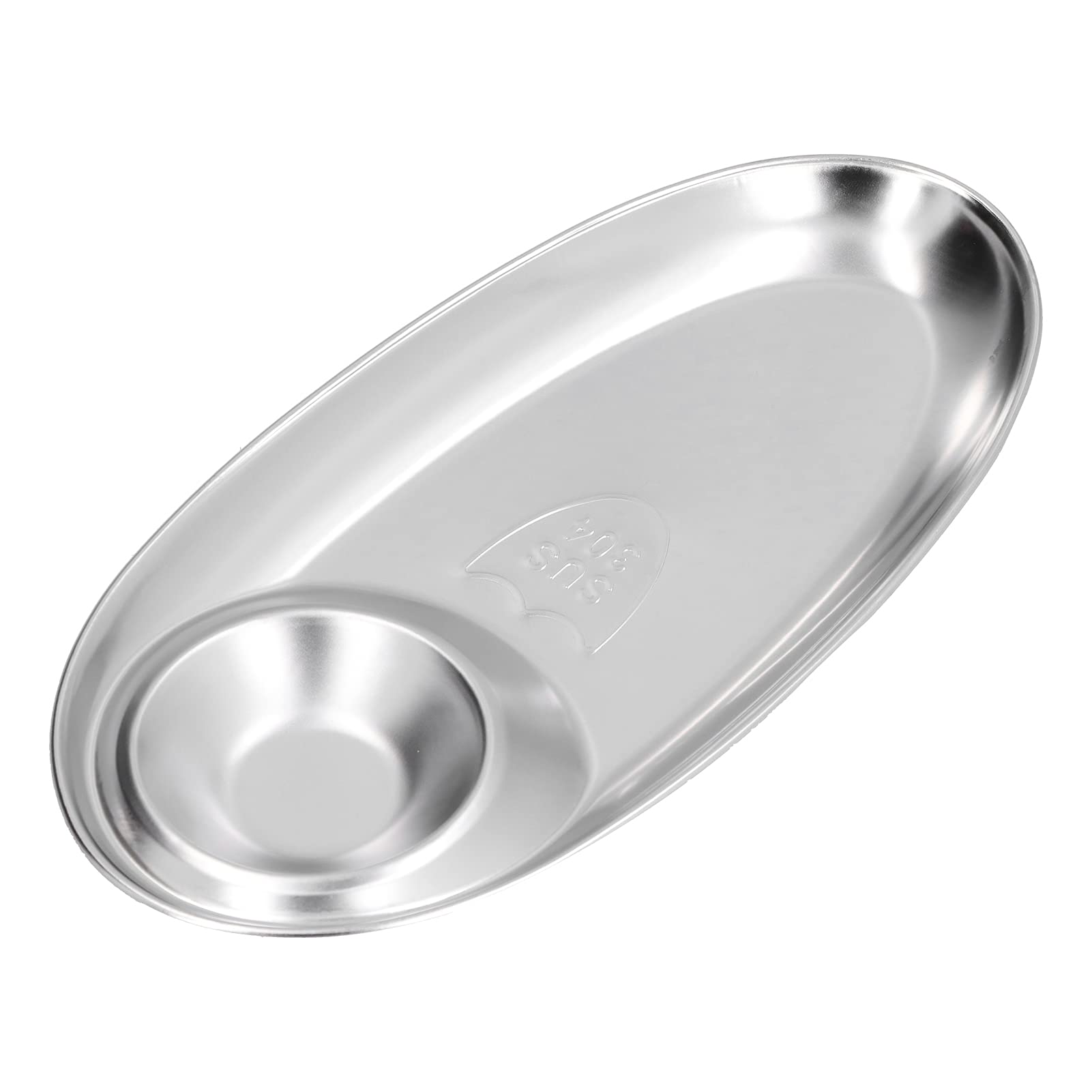 Stainless Steel Snack Plate - 304 Safe & Stable French Fries Dish for Camping, Outdoor Picnics, and Sugar Storage | Perfect for Camping Trips, BBQs, and Party Snacks