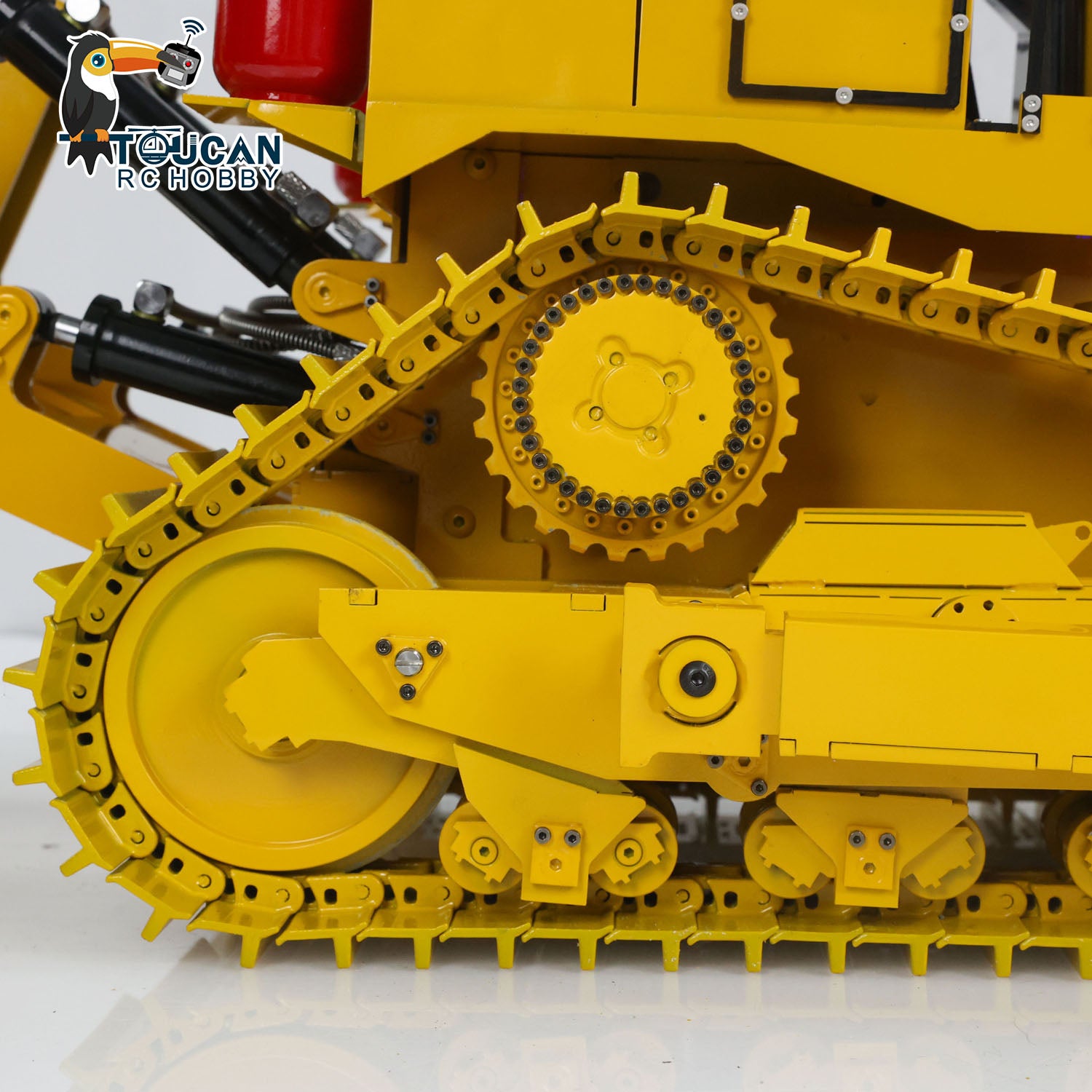 1/14 Scale D11T RC Hydraulic Bulldozer with 3 Plow - Heavy Duty Remote Control Dozer with Sound, Light & Smoke - Pre-Assembled & Painted - Perfect for Construction Enthusiasts & Collectors