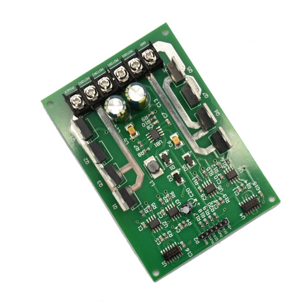 High Current H-Bridge Motor Driver Circuit - Trolley Cart Motor Brake with Hi-Fi Chip for DIY Robotics, Electric Vehicles, and Industrial Automation