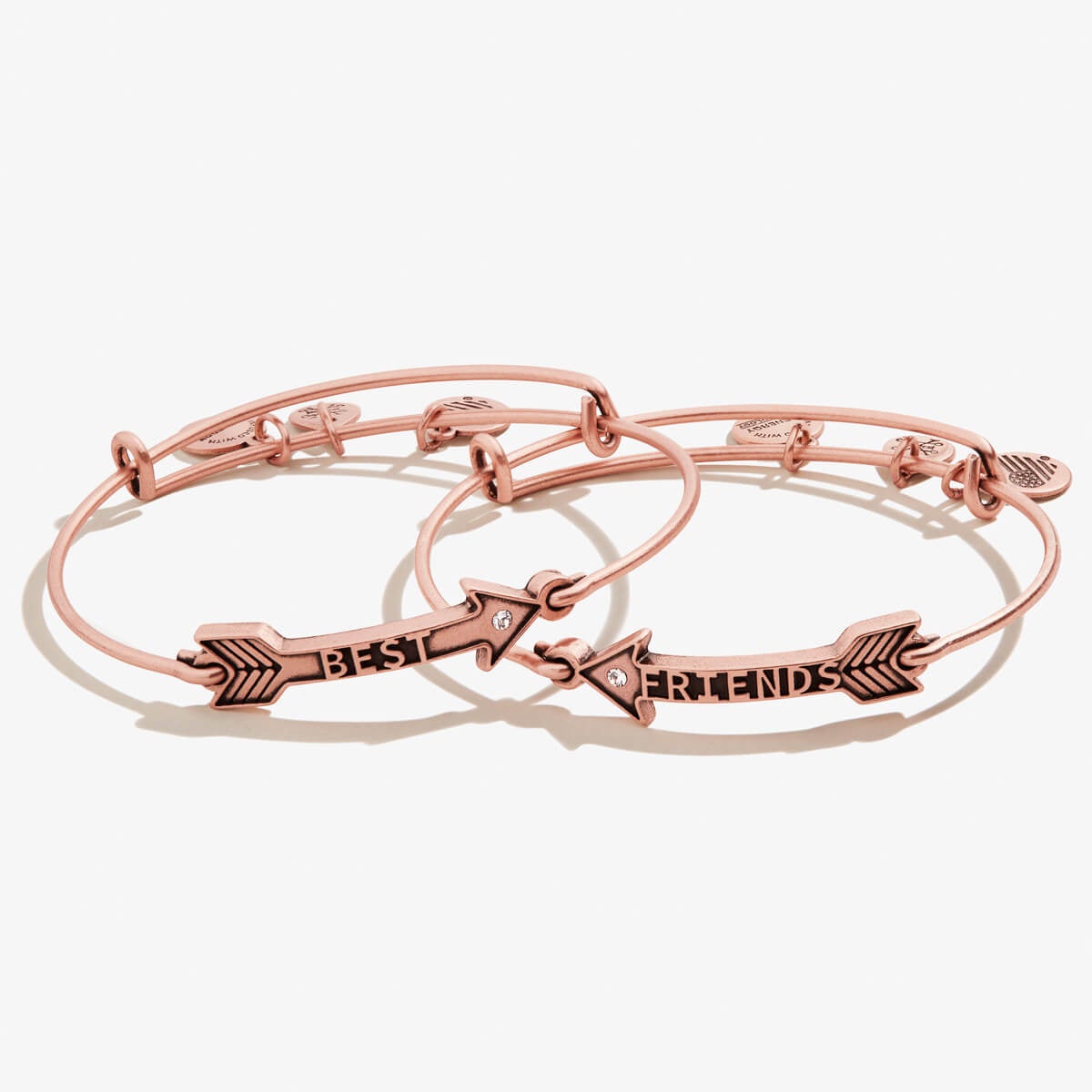 Best Friends Arrow Charm Bracelets for Women - 2 Pack Matching BFF Jewelry Set - Perfect for Birthdays, Anniversaries & Gifts