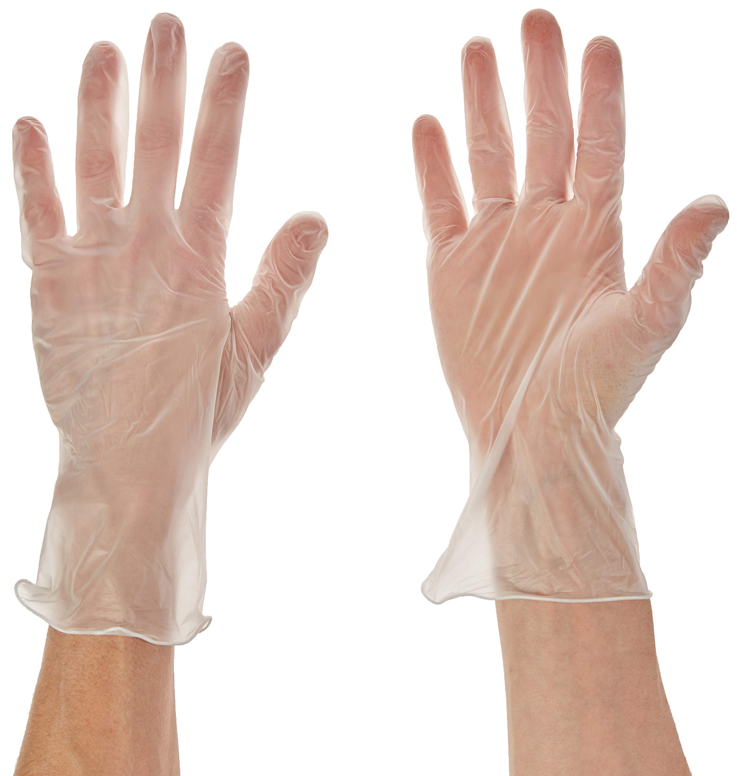 **Powder-Free Disposable Vinyl Gloves - Latex-Free, Hypoallergenic, Medium (1000-Pack) - Ideal for Food Handling, Cleaning & Medical Use**