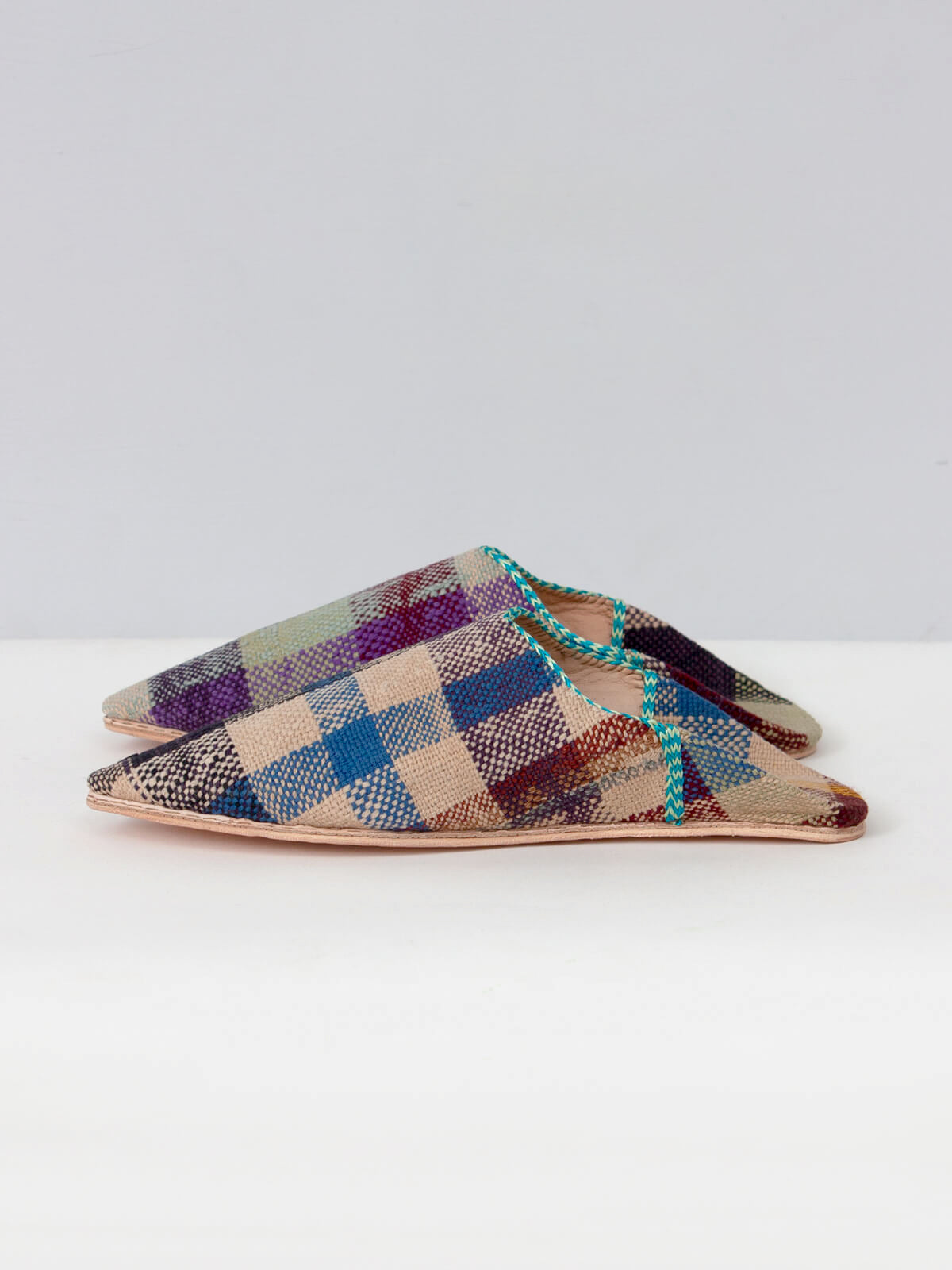 Authentic Moroccan Boujad Pointed Babouche Slippers - Handmade Leather Comfort Shoes for Men & Women | Perfect for Home, Lounge & Cultural Events