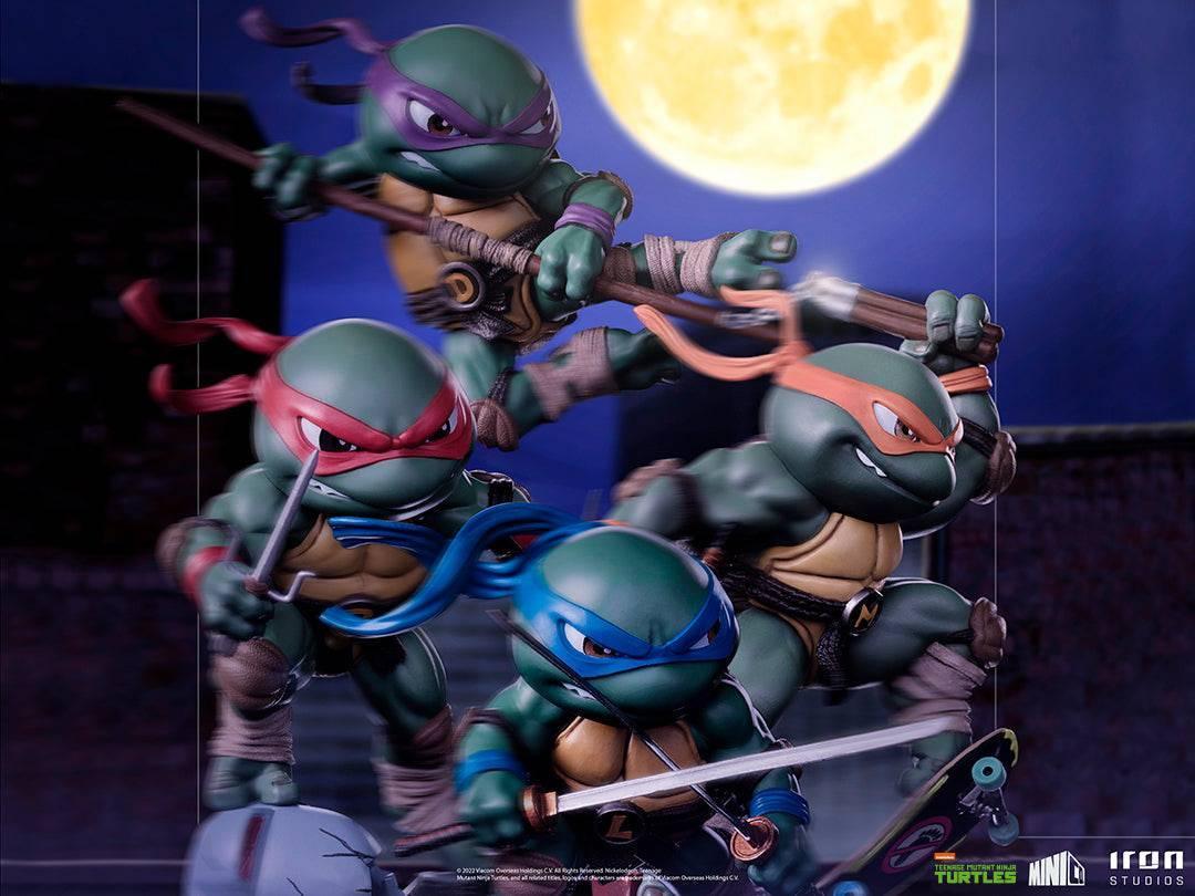 Iron Studios TMNT Michelangelo MiniCo Figure - Collectible Teenage Mutant Ninja Turtle Action Figure for Fans & Collectors - Perfect for Display, Gifts, and TMNT Merchandise Collections