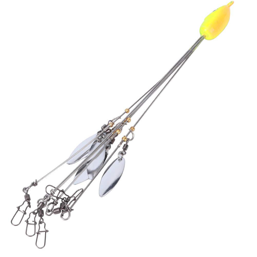Worii Umbrella Fishing Lure - Green 19cm Durable Fishing Bait for Sea & Wild Fishing | Perfect for Fishing Tackle Shops & Fishing Enthusiasts | Great for Deep Sea, Freshwater & Shore Fishing