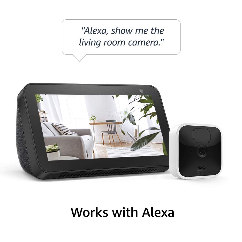 Blink Indoor Wireless HD Security Camera System - 3 Pack with 2-Year Battery Life, Motion Detection, Two-Way Audio & Alexa Compatibility | Free Blink Subscription Trial | Ideal for Home Monitoring, Baby Watching & Pet Surveillance