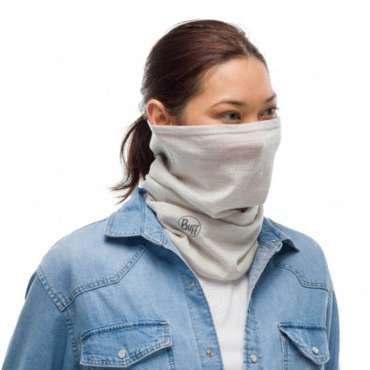 BUFF Merino Wool Lightweight Solid Cloud Scarf - Soft & Breathable for Outdoor Hiking, Running, and Winter Activities