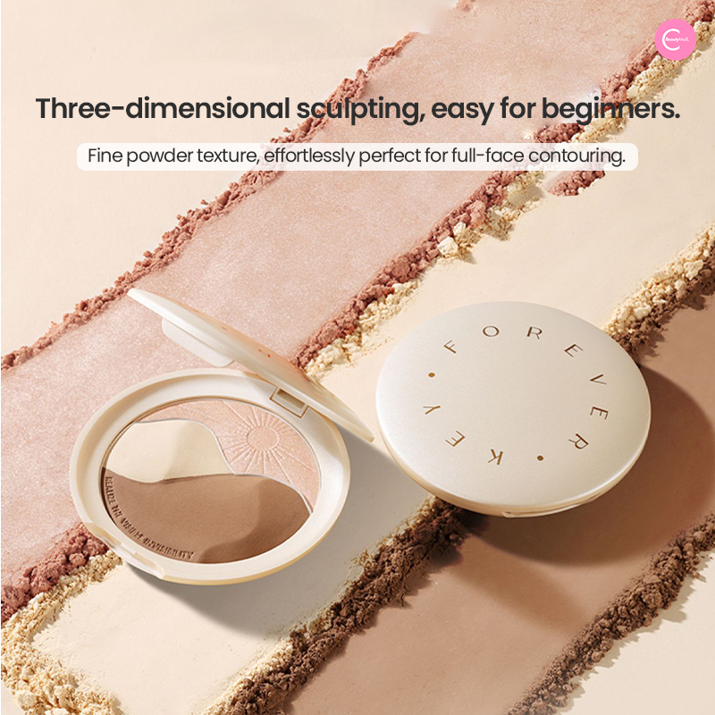 ForeverKey Dreamlike Shaping Contour & Highlight Palette - Professional Makeup Kit for Face Sculpting & Glow - Perfect for Everyday Wear, Special Occasions & Photo Shoots