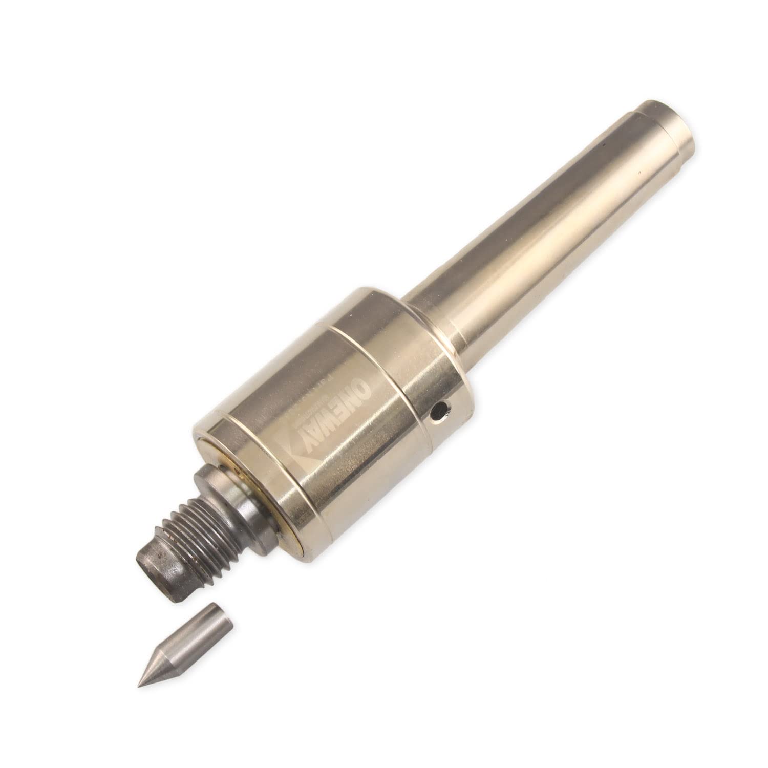 Oneway #3MT Live Center - Body Only | High Precision Lathe Tool for Woodturning & Metalworking | Perfect for CNC, Milling, and Turning Machines