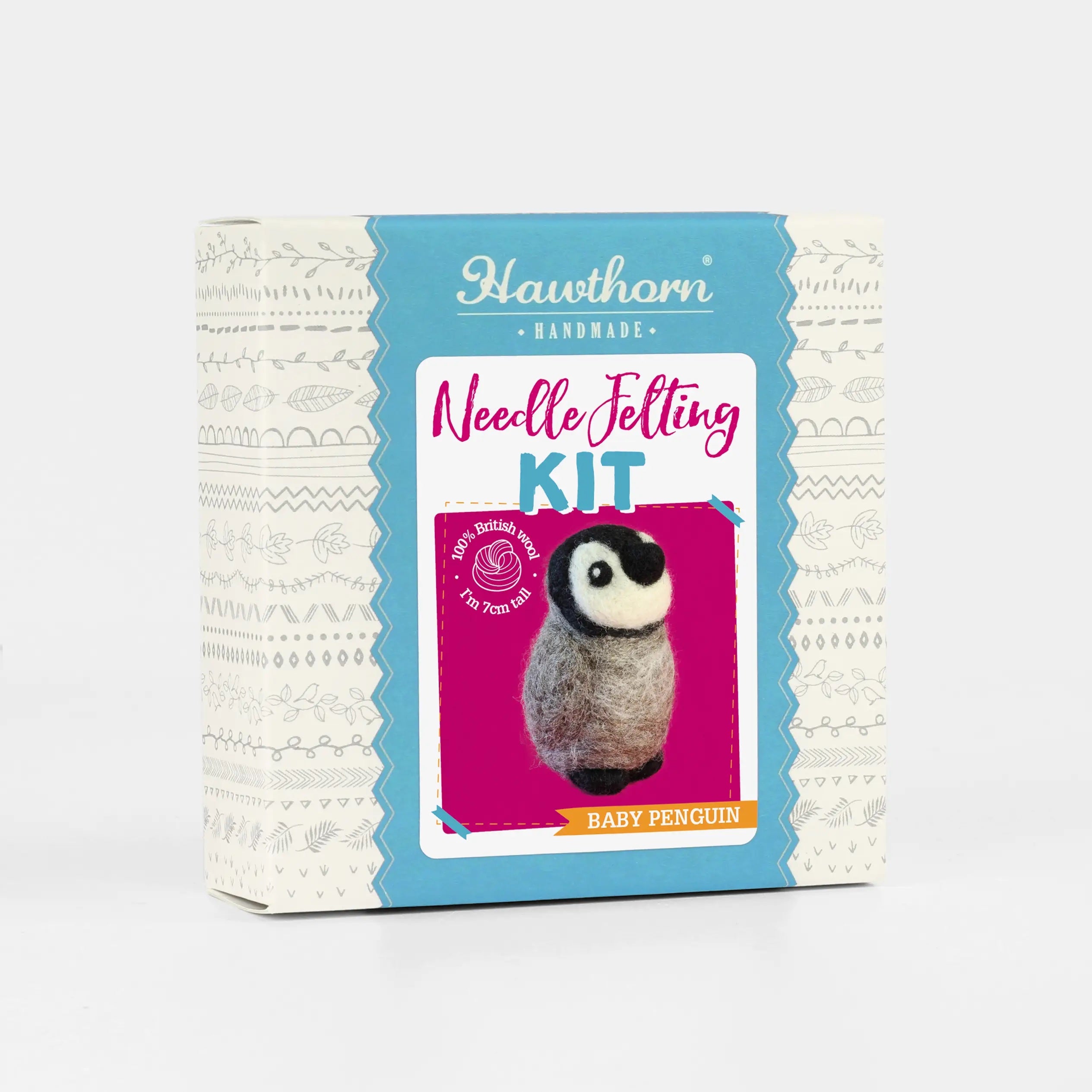 Premium Needle Felting Kits for Beginners & Adults - Complete DIY Wool Craft Starter Set by Hawthorn Handmade - Perfect for Home Decor, Gifts & Stress Relief